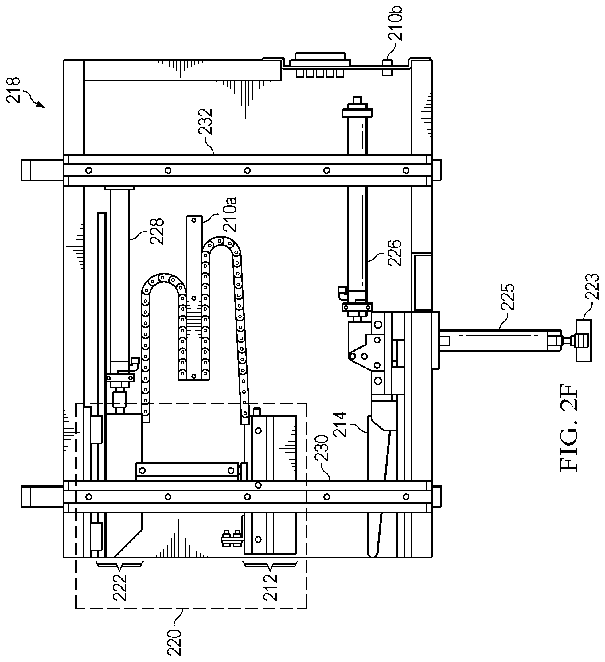 Patent US12365578 Figure 9 – Glueless pocketed spring cushioning unit assembler