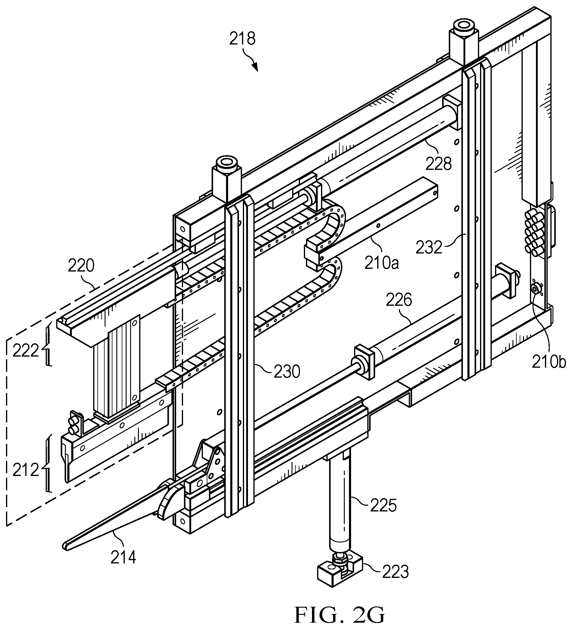 Patent US12365578 Figure 10 – Glueless pocketed spring cushioning unit assembler