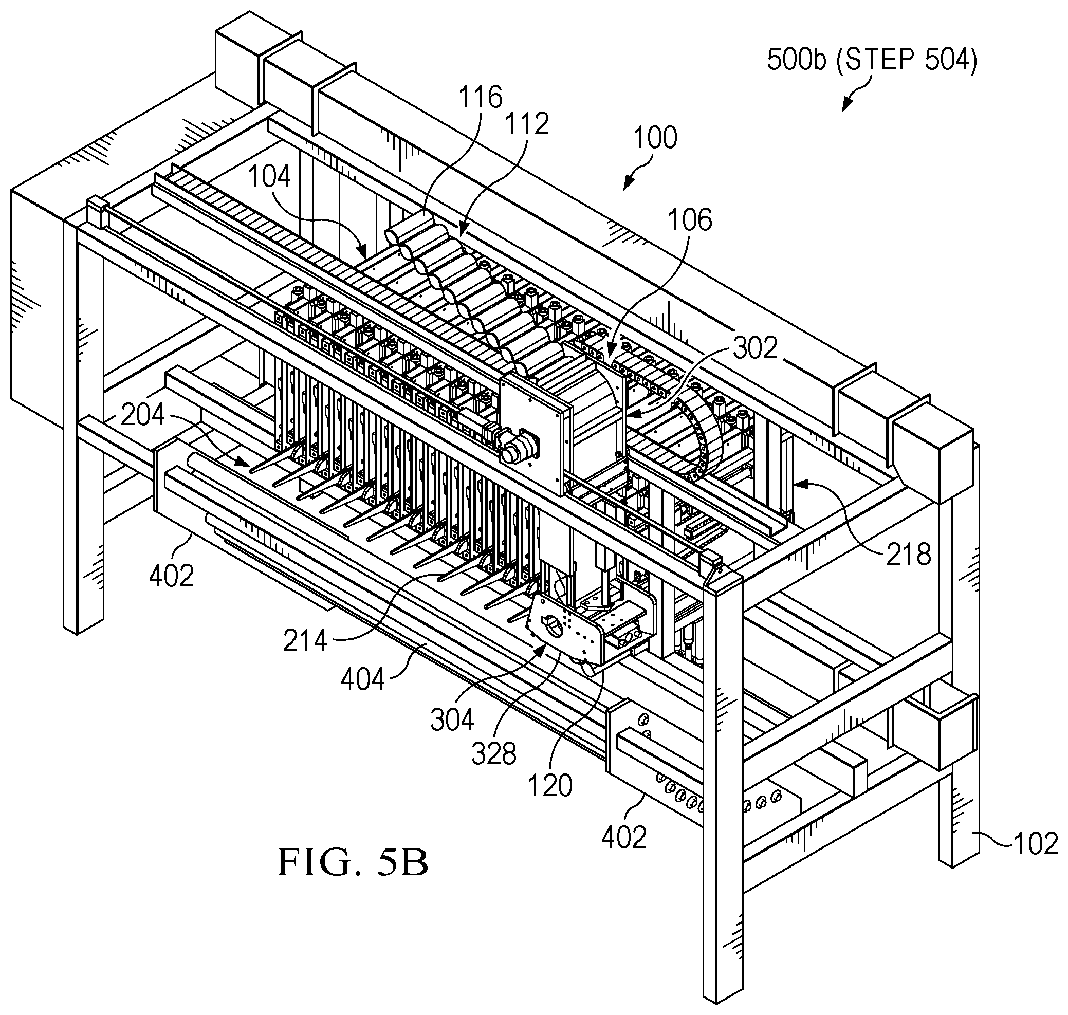 Patent US12365578 Figure 17 – Glueless pocketed spring cushioning unit assembler