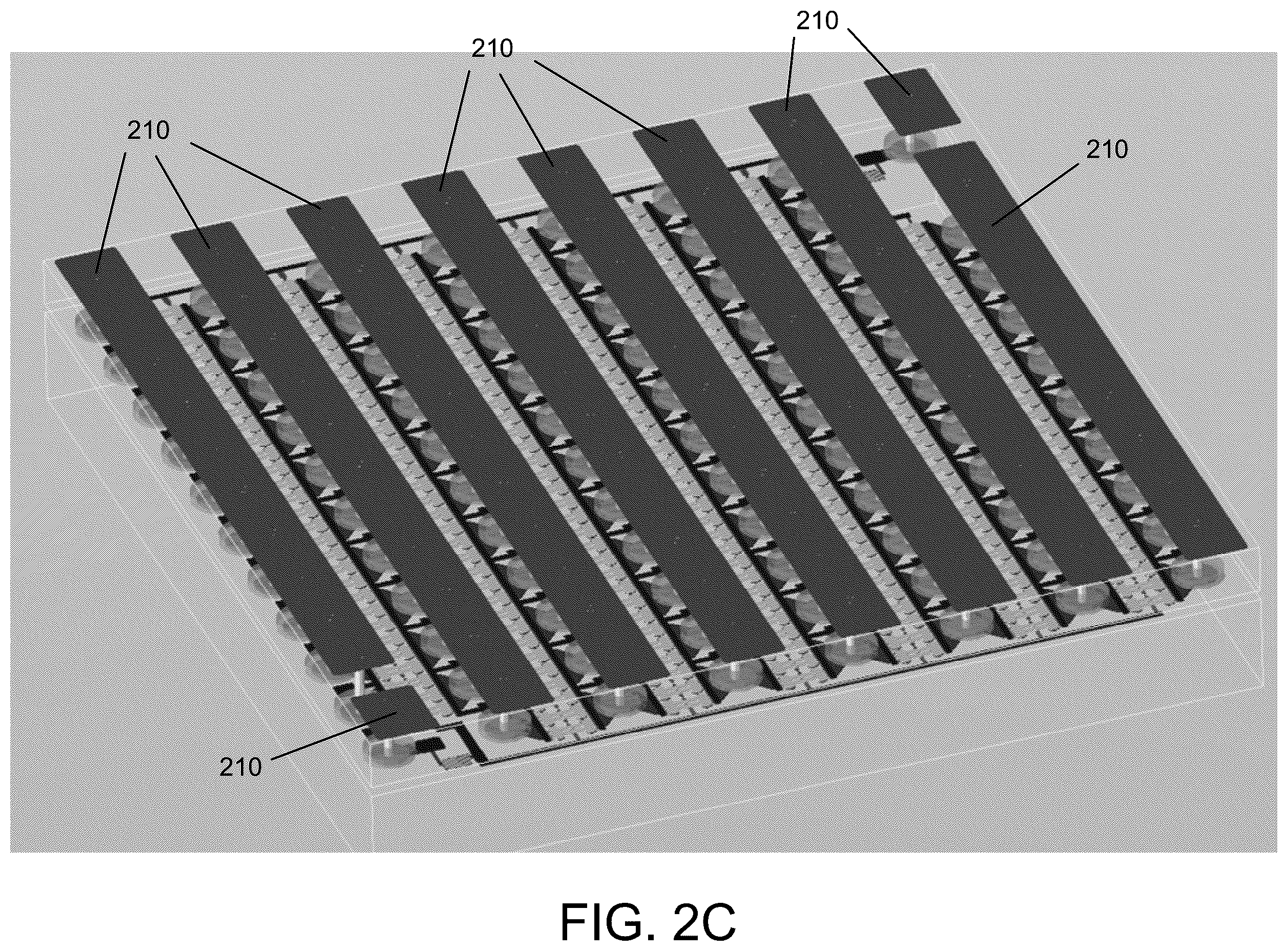 Patent US12365579 Figure 4 – Distributed MEMS switch array design with multiple input/output ports