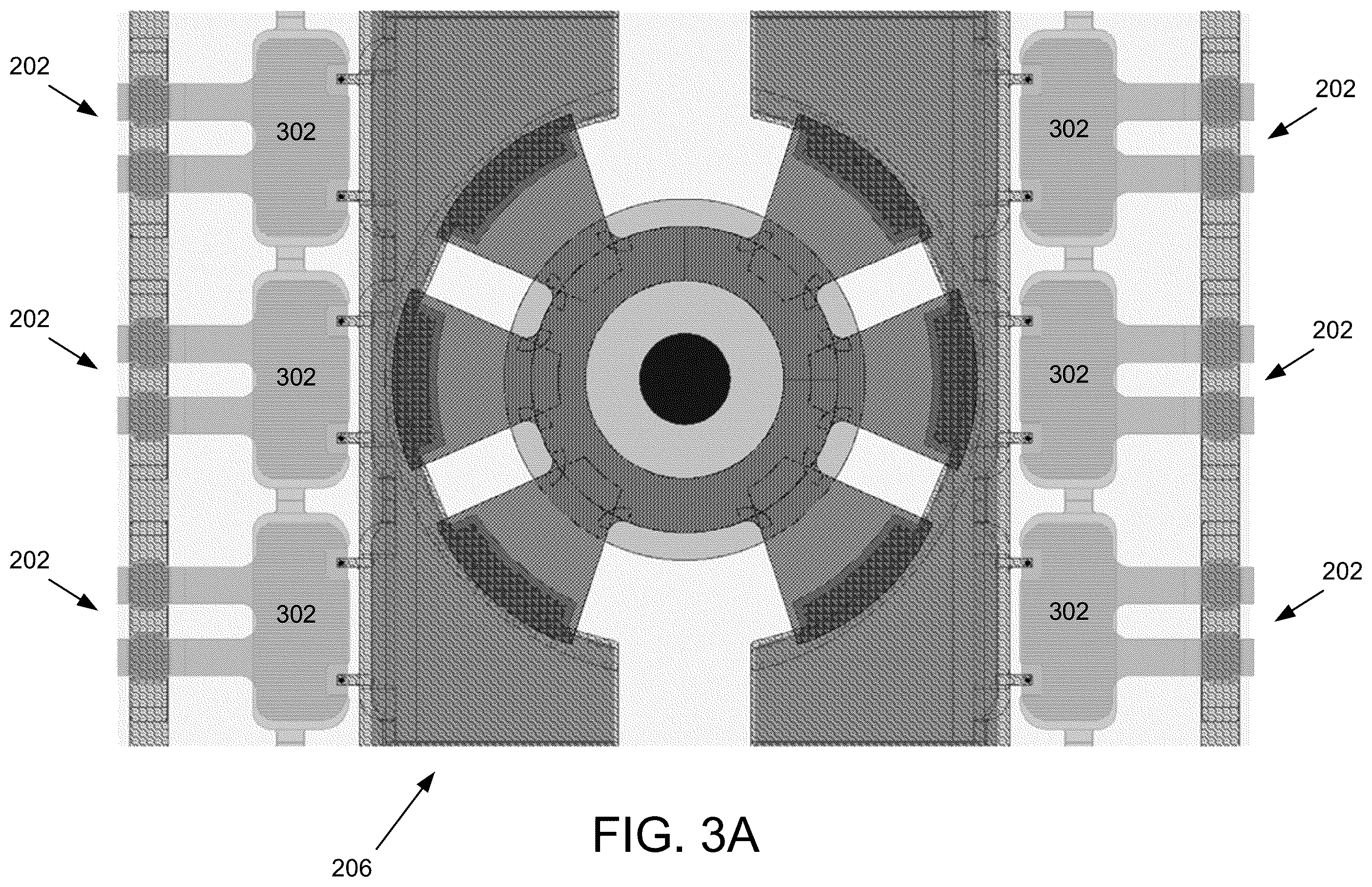 Patent US12365579 Figure 5 – Distributed MEMS switch array design with multiple input/output ports