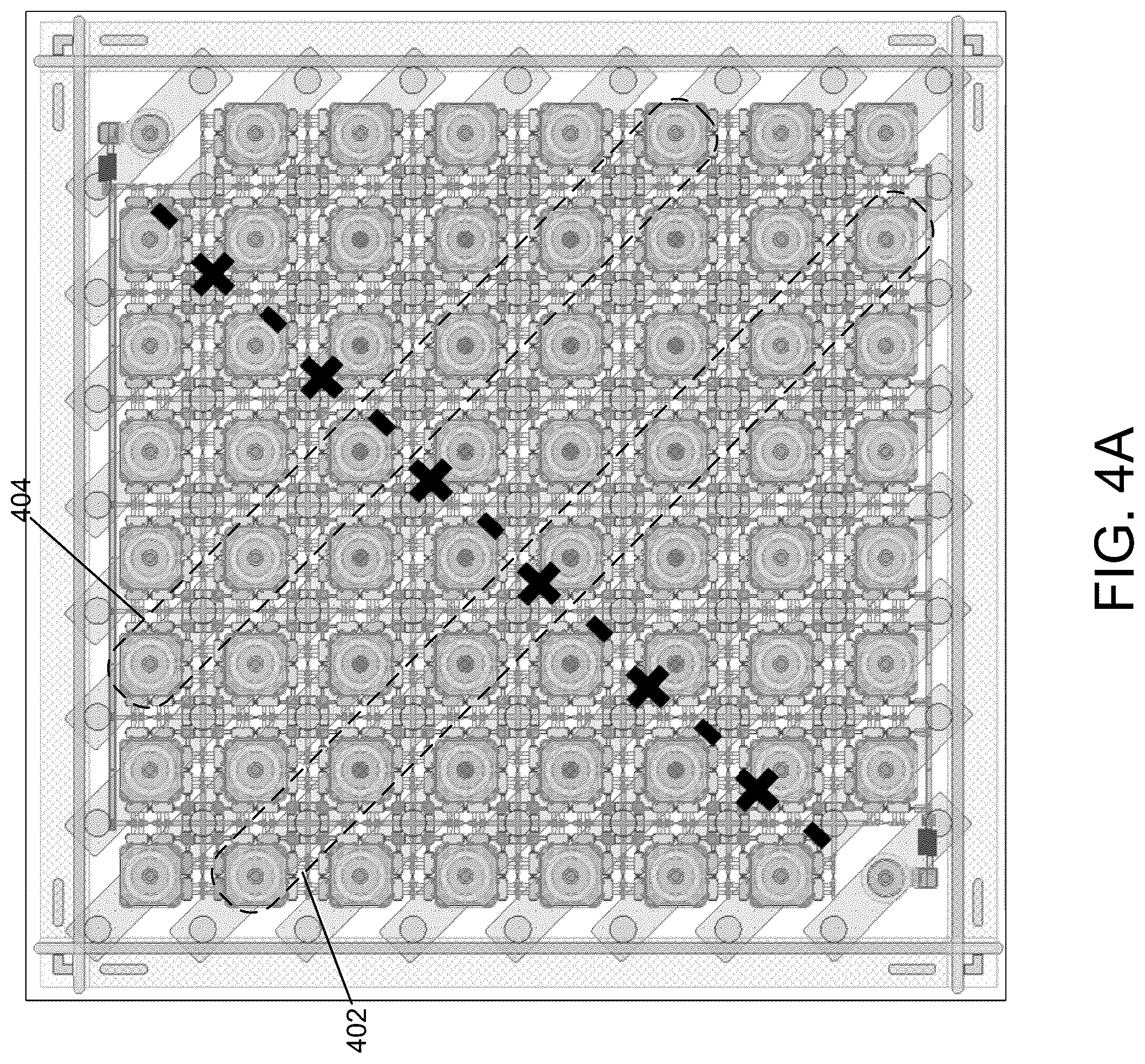 Patent US12365579 Figure 7 – Distributed MEMS switch array design with multiple input/output ports