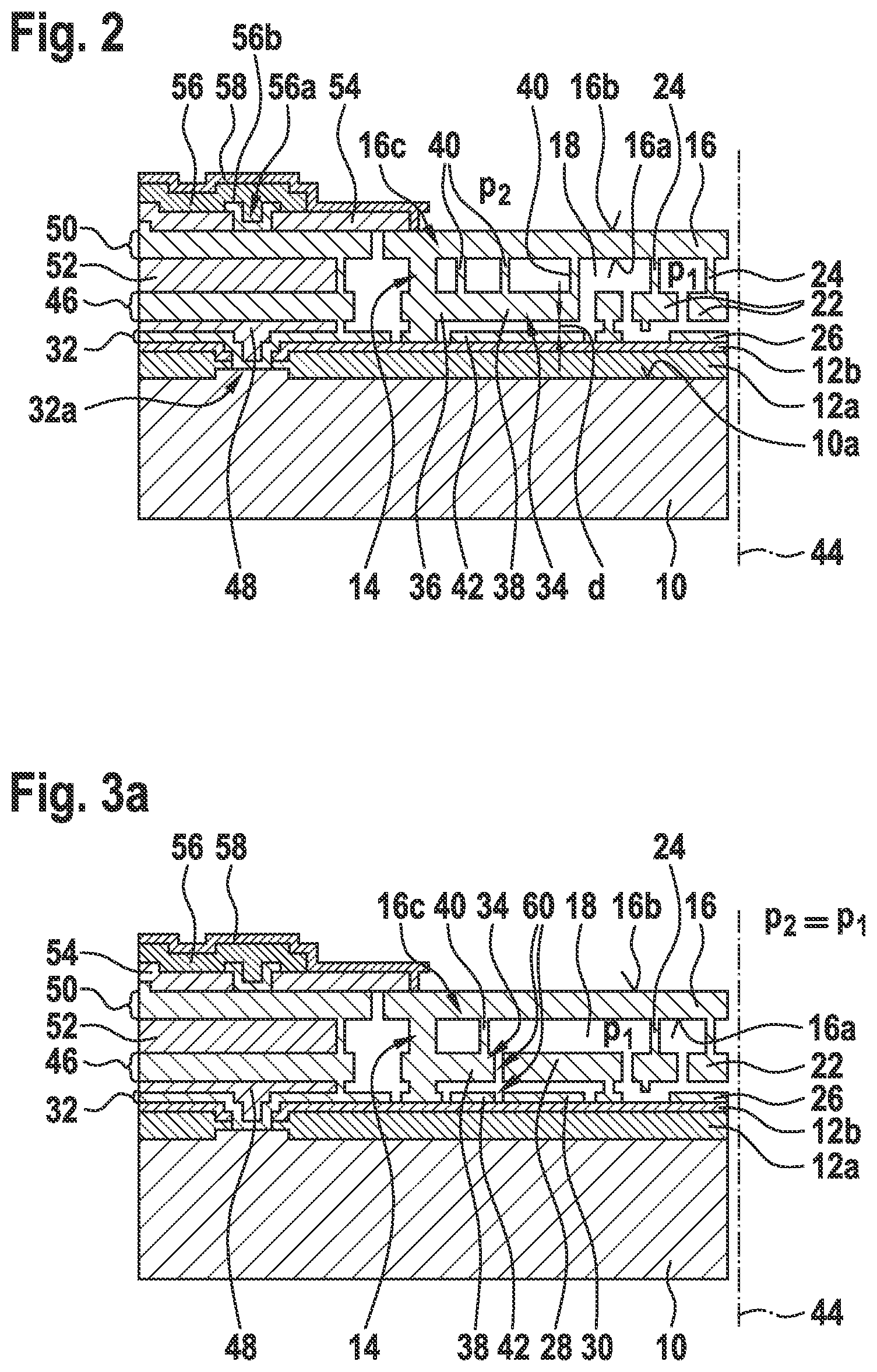 Patent US12365581 Figure 2 – Micromechanical component for a sensor or microphone device