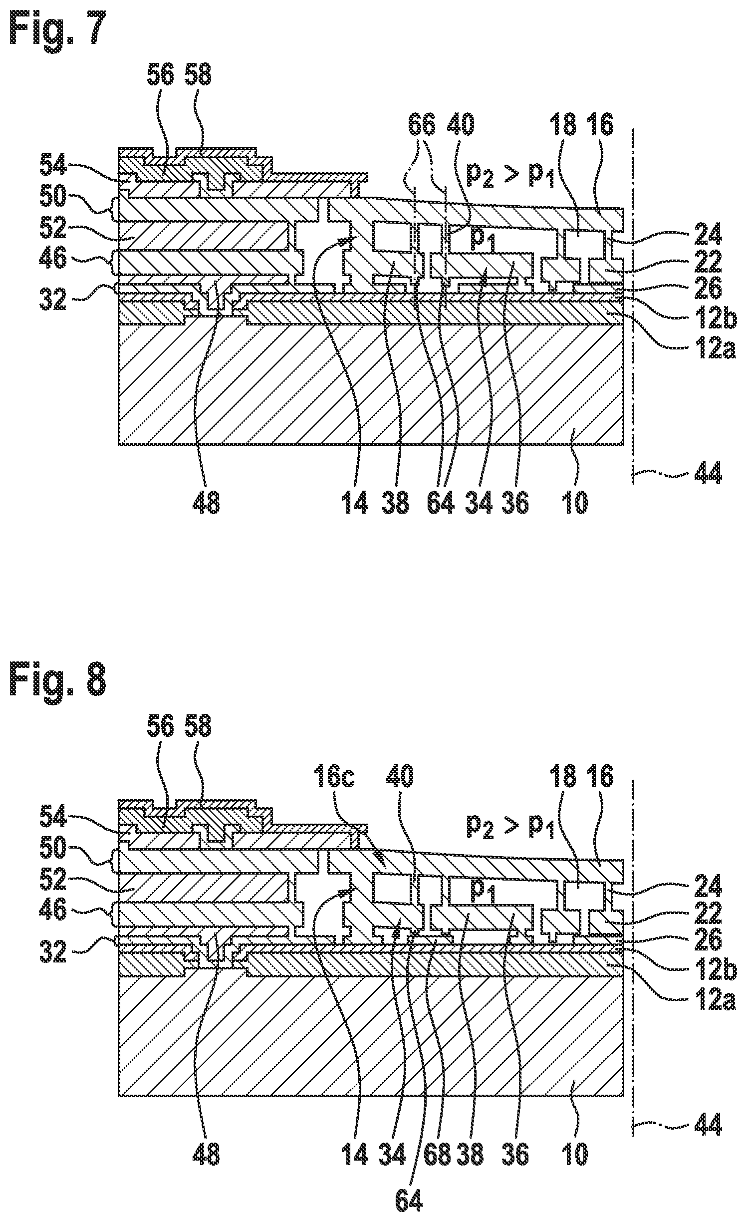 Patent US12365581 Figure 5 – Micromechanical component for a sensor or microphone device