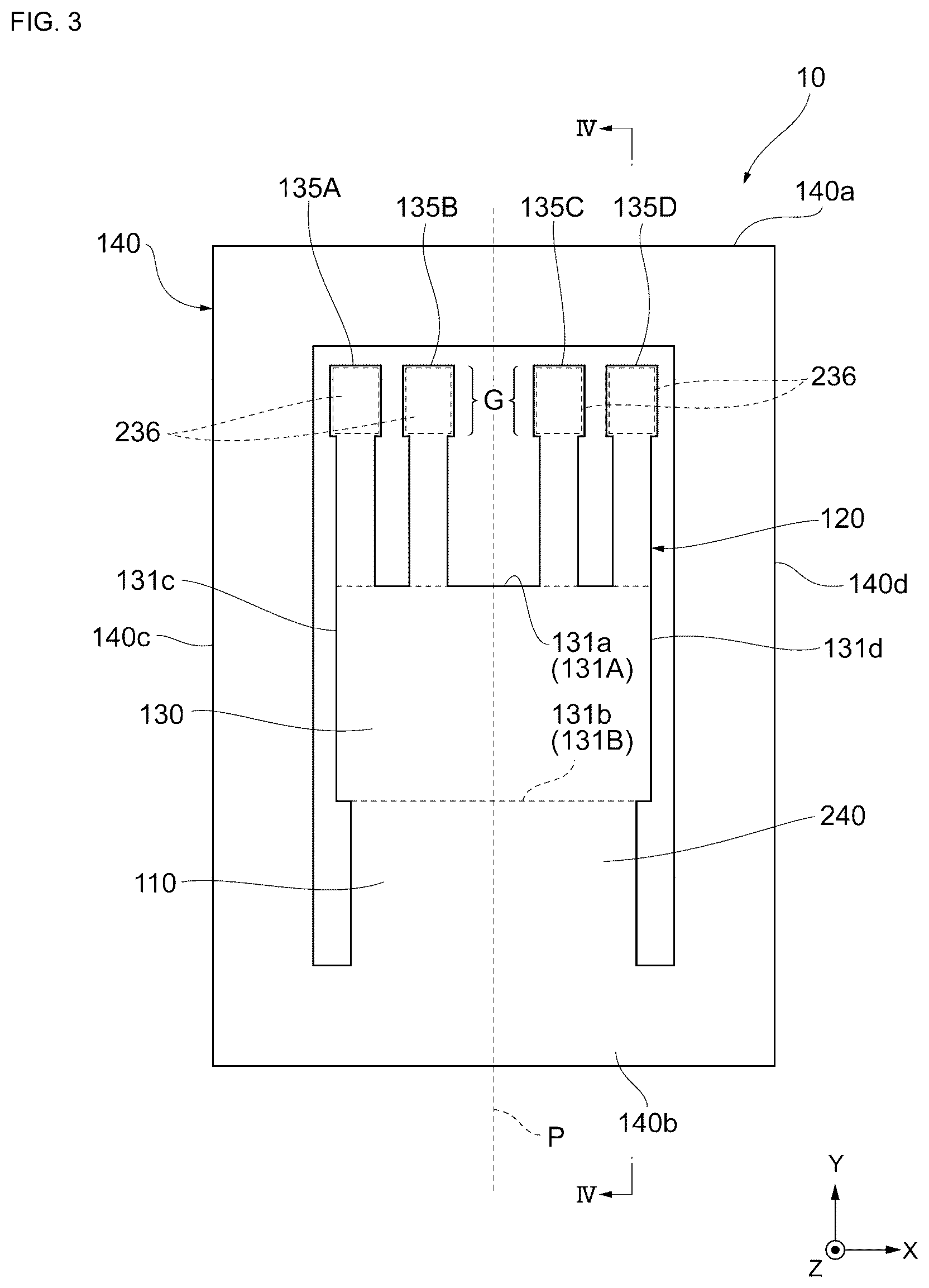 Patent US12365583 Figure 3 – Resonance device with substrate having oxide film containing through hole and metal therin, and manufacturing method therefor