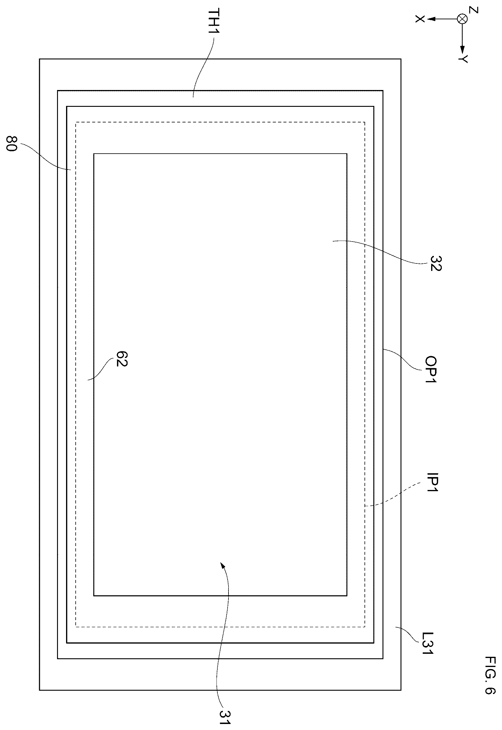 Patent US12365583 Figure 6 – Resonance device with substrate having oxide film containing through hole and metal therin, and manufacturing method therefor