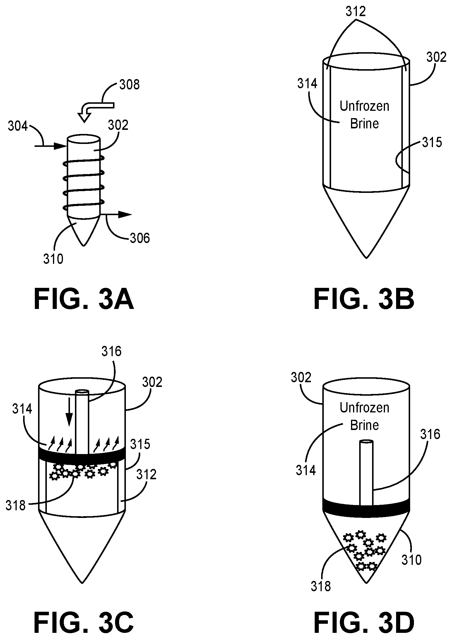 Patent US12365601 Figure 3 – Integrated thermoacoustic freeze desalination systems and processes