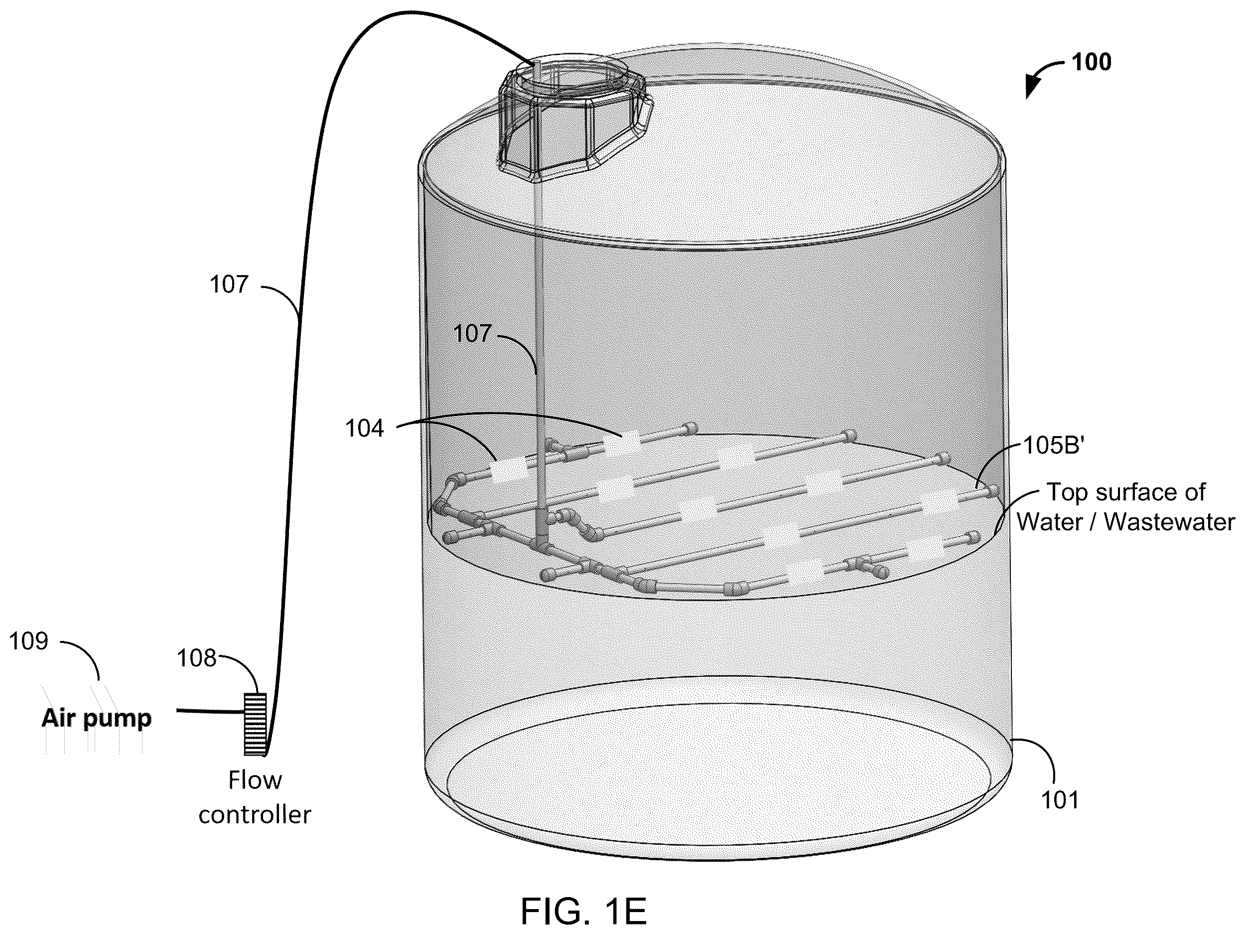 Patent US12365610 Figure 5 – Scalable floating micro-aeration unit, devices and methods