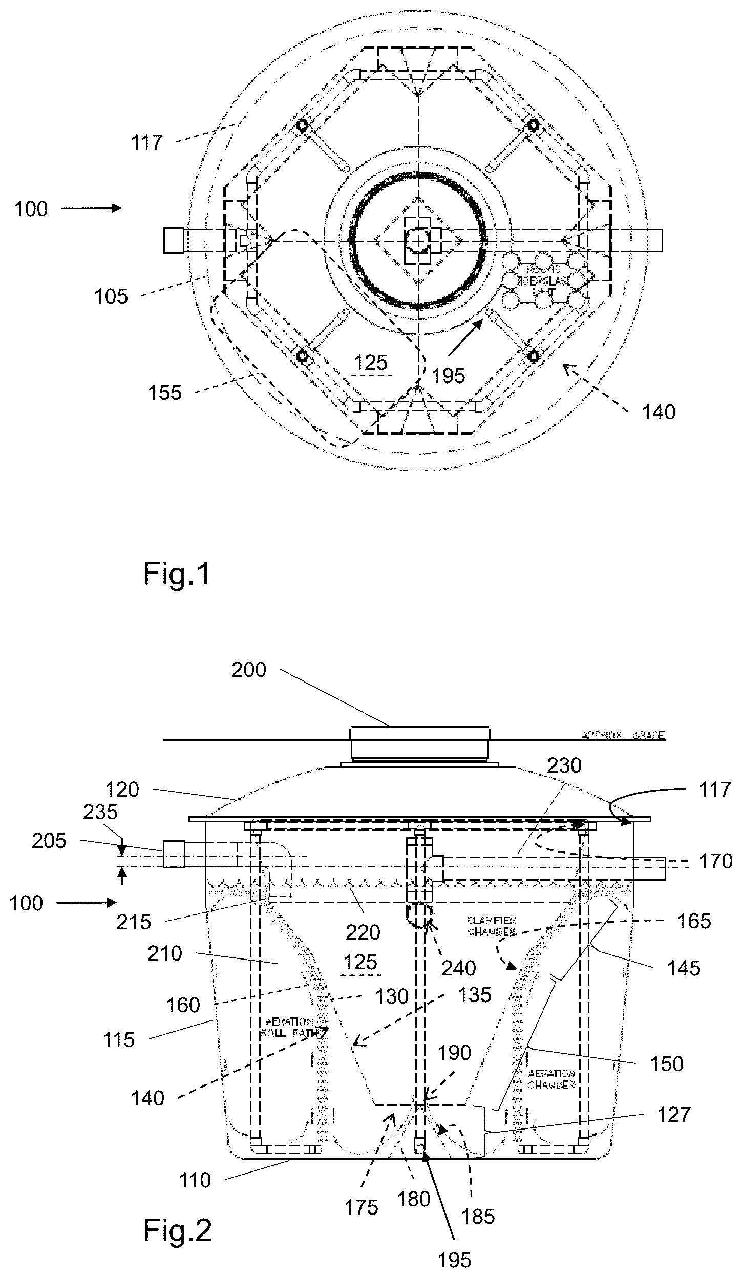 Patent US12365611 Figure 1 – Wastewater treatment method and system