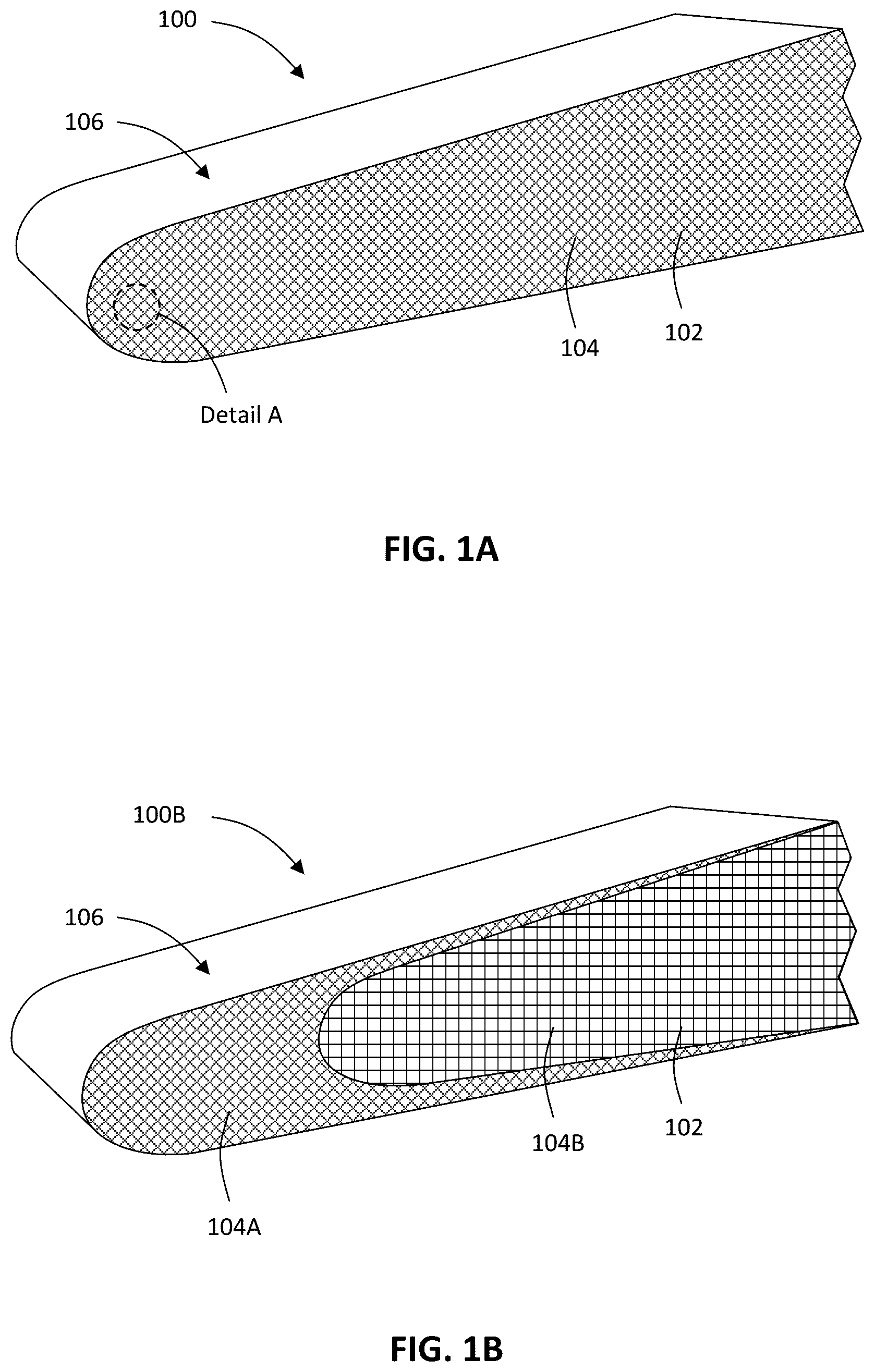 Patent US12365635 Figure 1 – Shape-stable structures with ablative cooling