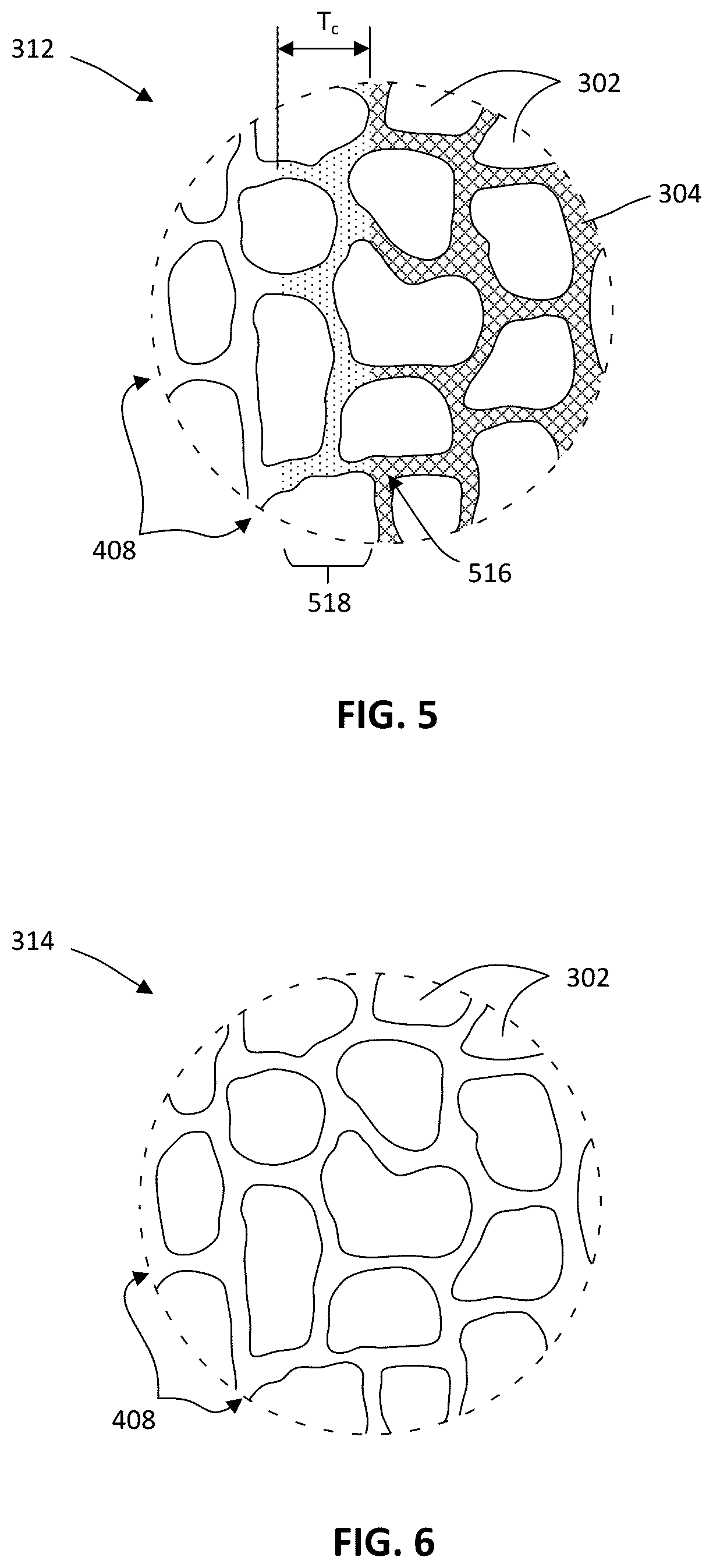 Patent US12365635 Figure 4 – Shape-stable structures with ablative cooling