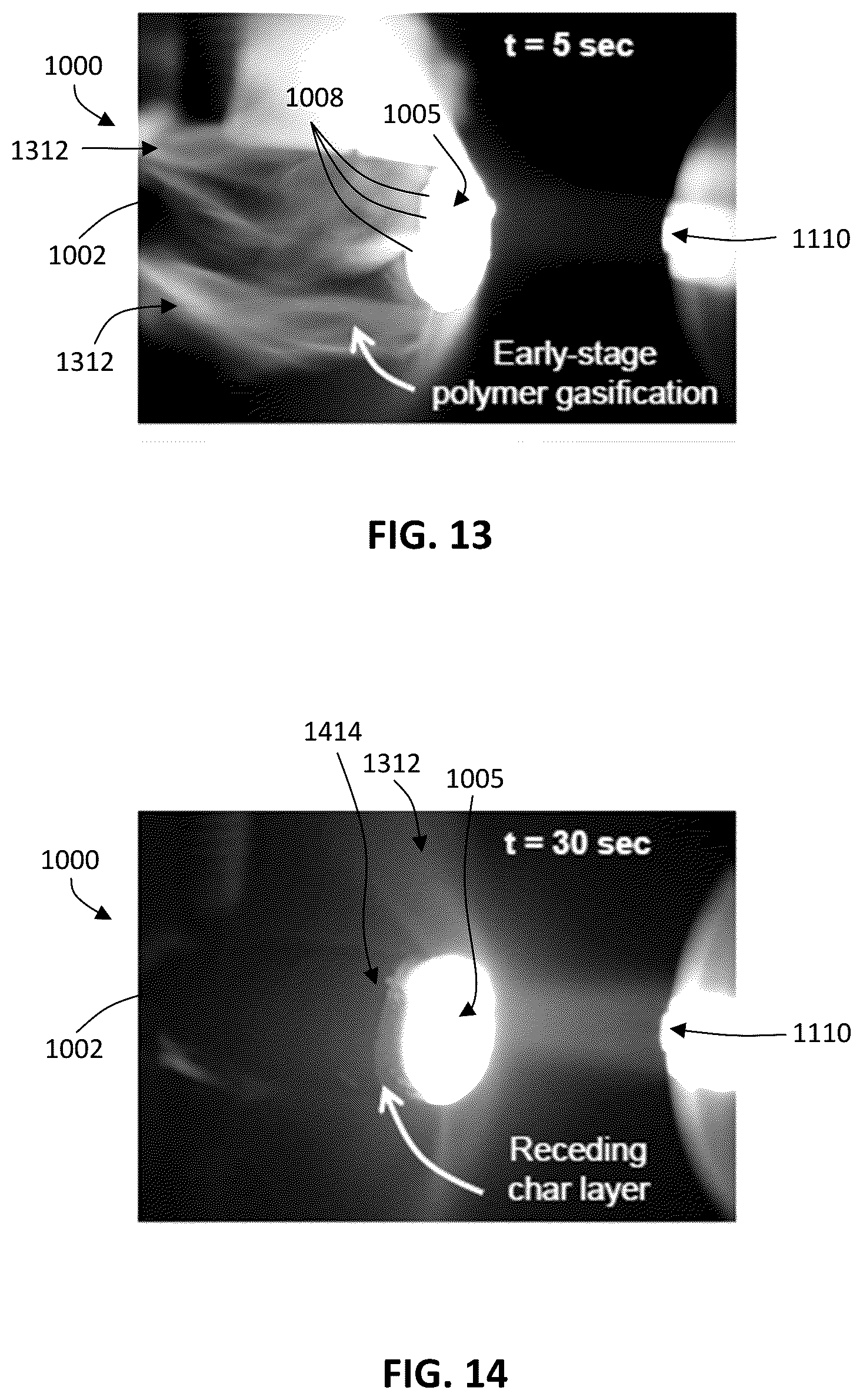 Patent US12365635 Figure 9 – Shape-stable structures with ablative cooling