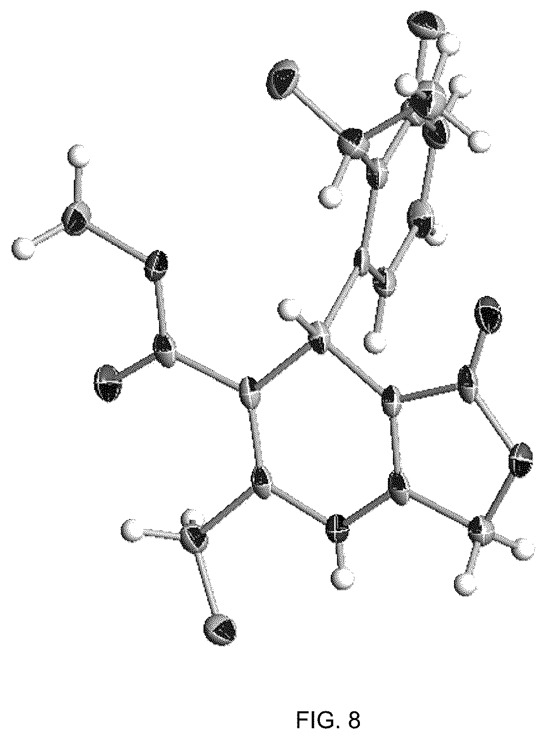 Patent US12365690 Figure 8 – Methyl (R)-2-(fluoromethyl)-5-oxo-4-phenyl-4,5,6,7-tetrahydro-1H-cyclopenta[B]pyridine-3-carboxylate and methyl 2-(fluoromethyl)-5-oxo-4-phenyl-1,4,5,7-tetrahydrofuro[3,4-b]pyrodine-3-carboxylate as Ca v 1.2 activators