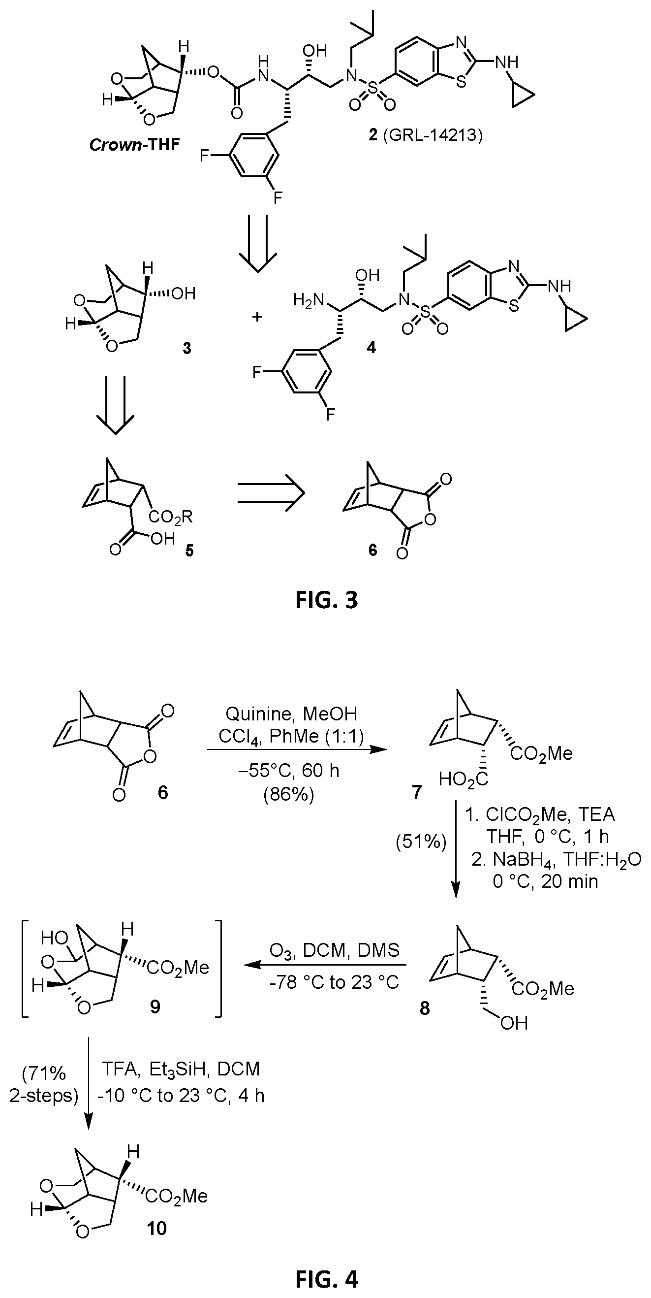 Patent US12365691 Figure 2 – Method of synthesizing (3S,3AR,5R,7AS,8S)-hexahydro-4H-3,5-methanofuro[2,3-b]pyran-8-ol