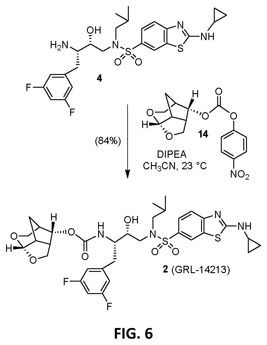 Patent US12365691 Figure 4 – Method of synthesizing (3S,3AR,5R,7AS,8S)-hexahydro-4H-3,5-methanofuro[2,3-b]pyran-8-ol