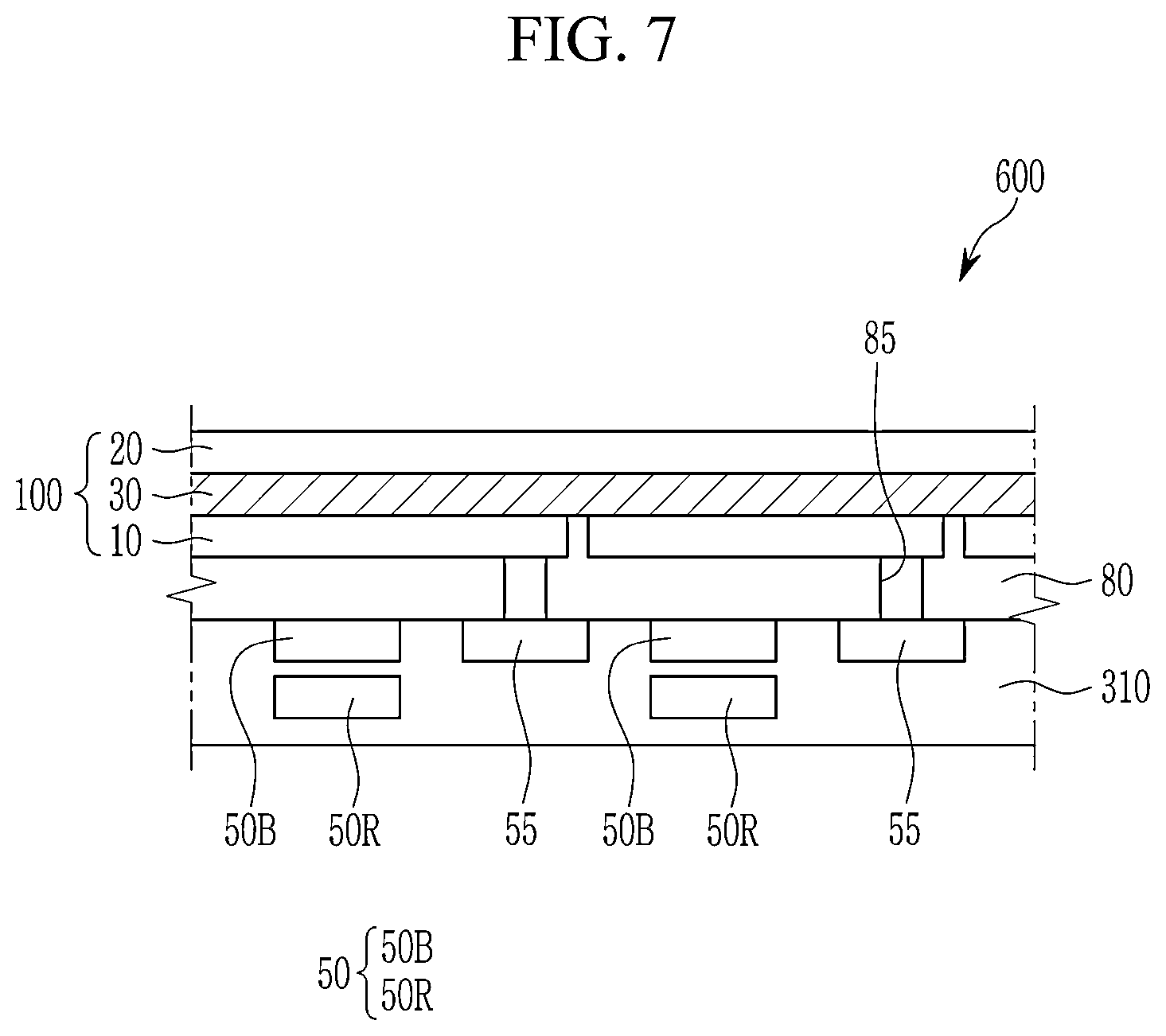 Patent US12365697 Figure 7 – Compound and photoelectric device, image sensor, and electronic device including the same