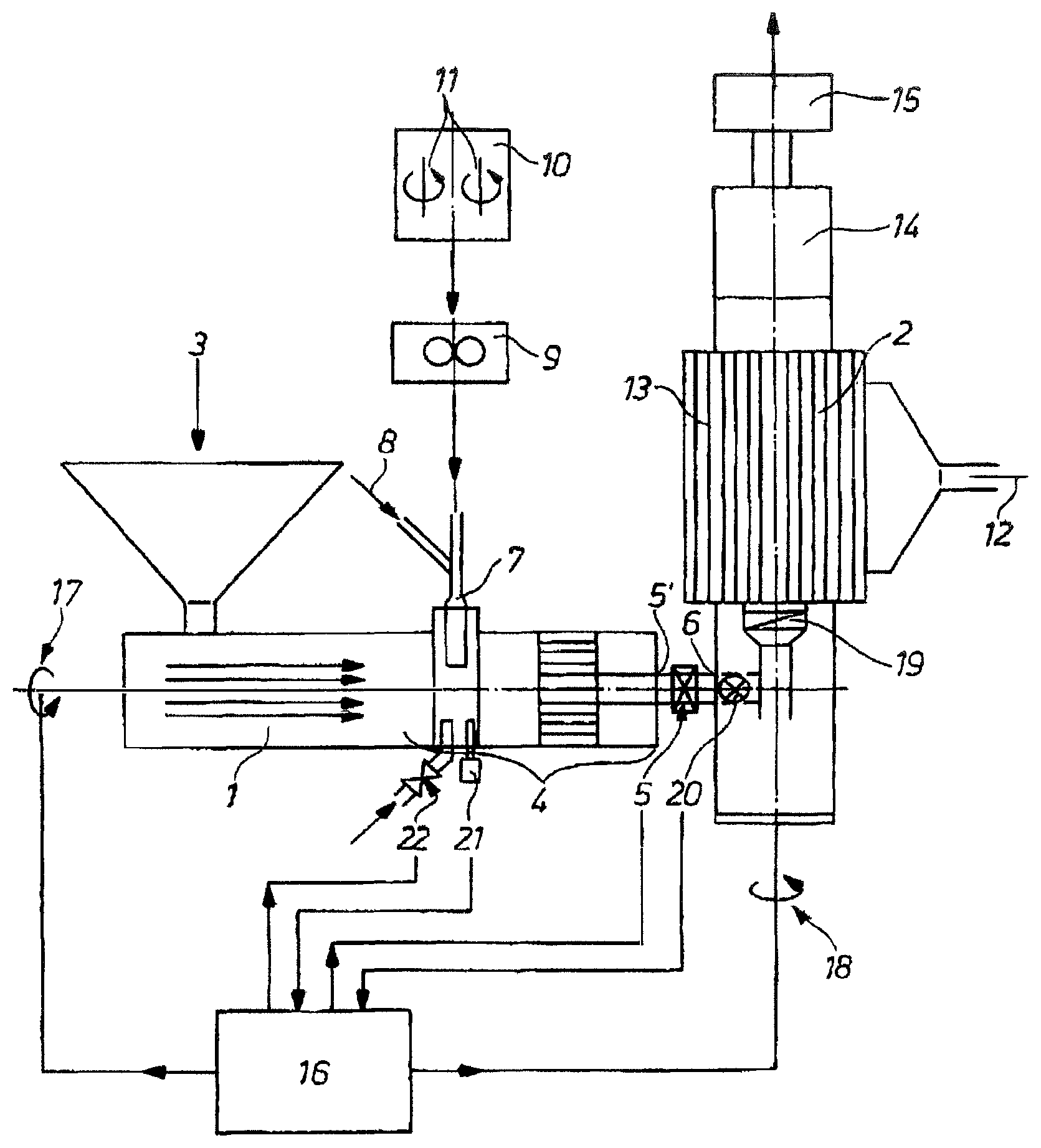 Patent US12365769 Figure 1 – Method for producing polymers in which fillers are incorporated and homogeneously distributed