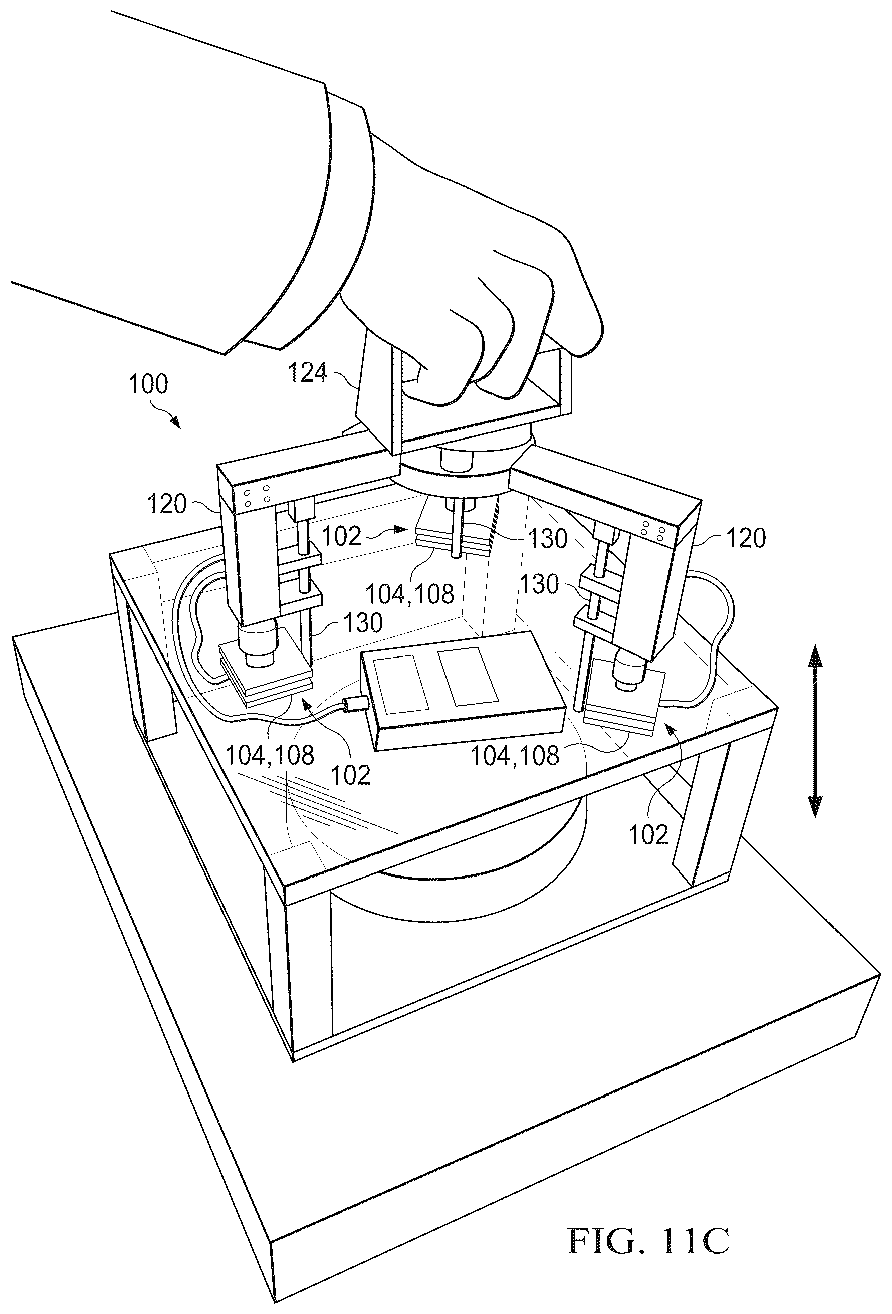 Patent US12365816 Figure 10 – Adhesive gripper comprising a shape memory polymer for pick- and-place applications