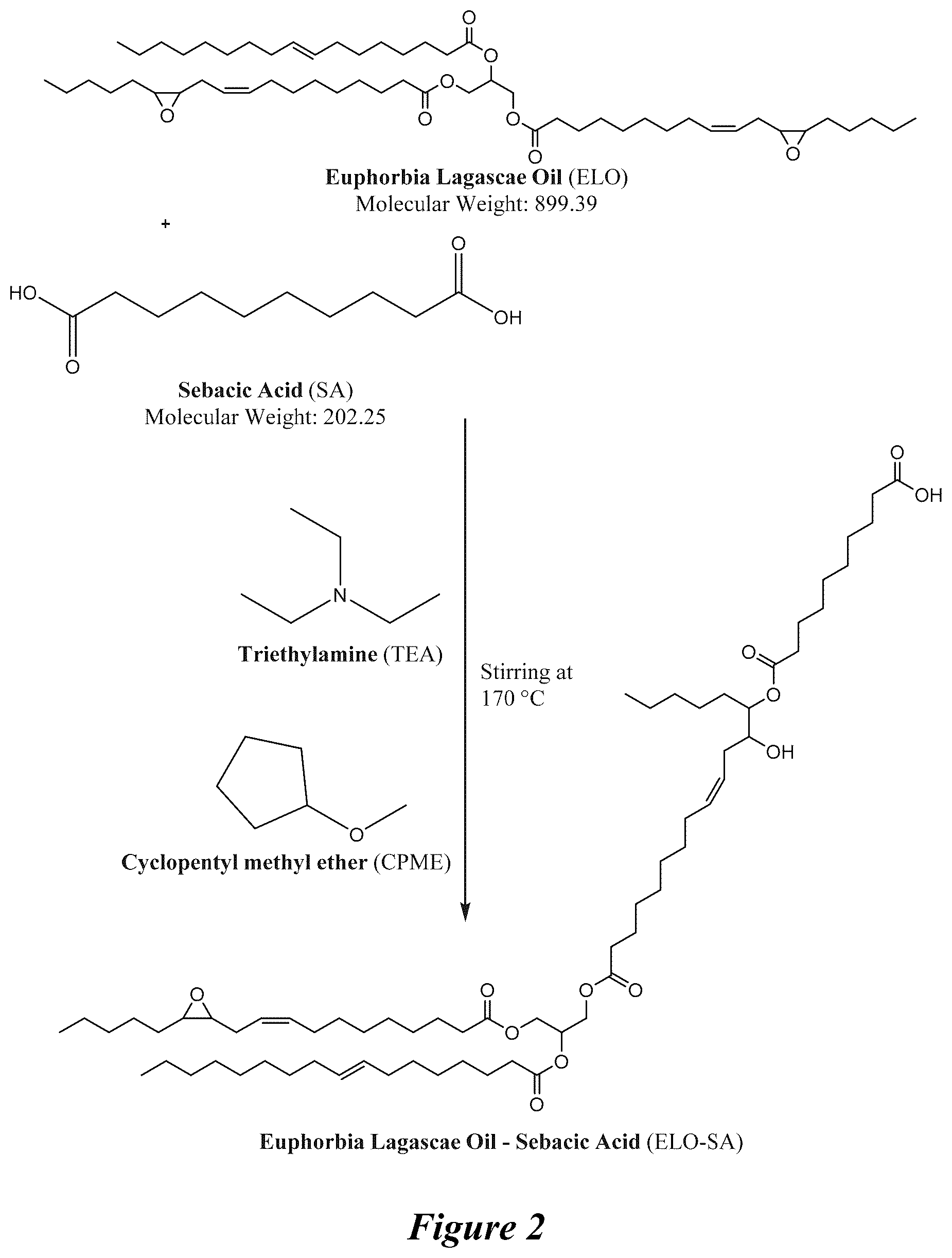 Patent US12365821 Figure 2 – Bio-based coatings and adhesives using oils of Physaria fendleri and Euphorbia Lagascae