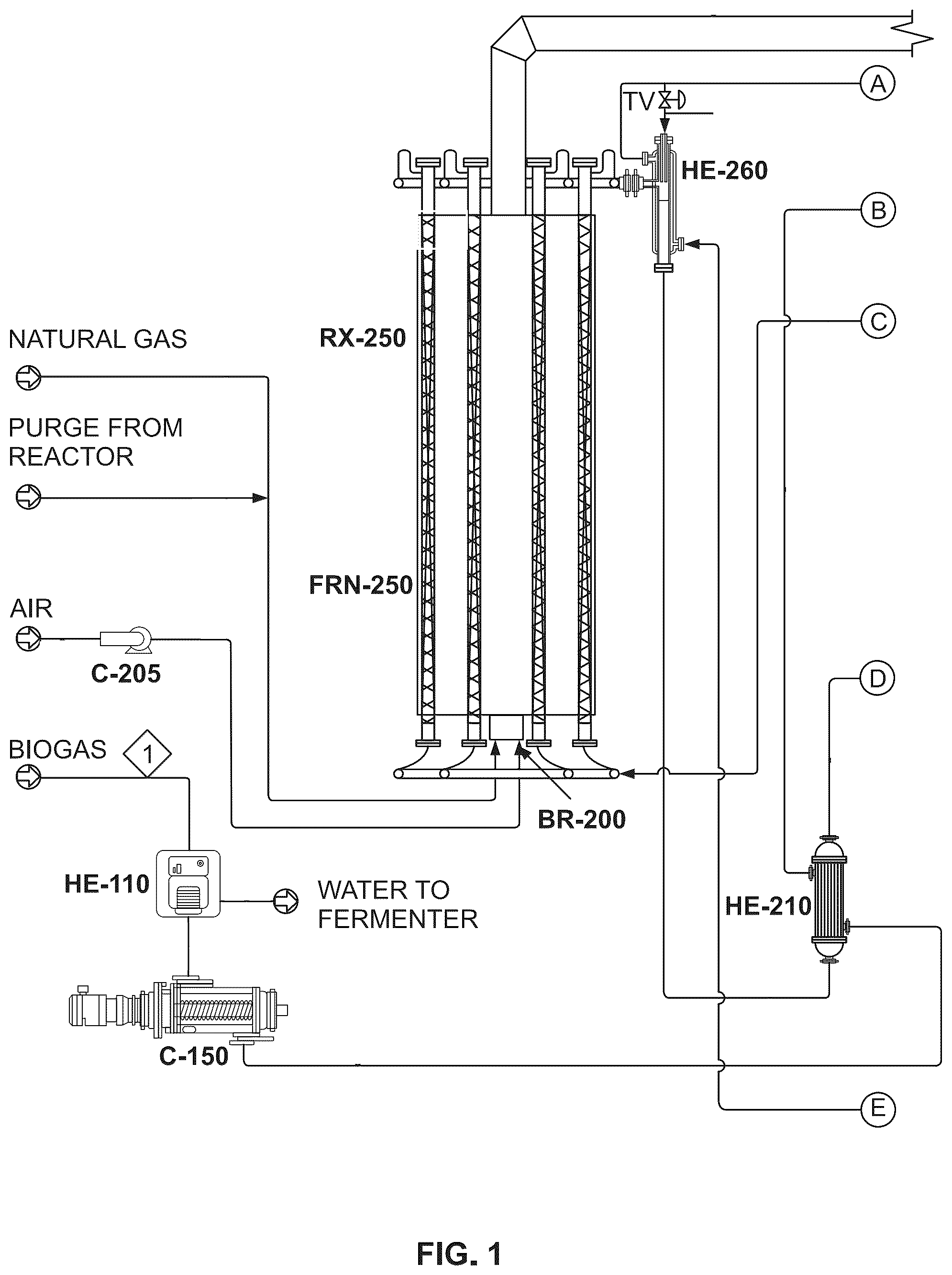 Patent US12365841 Figure 1 – Purification and processing of hydrocarbon products
