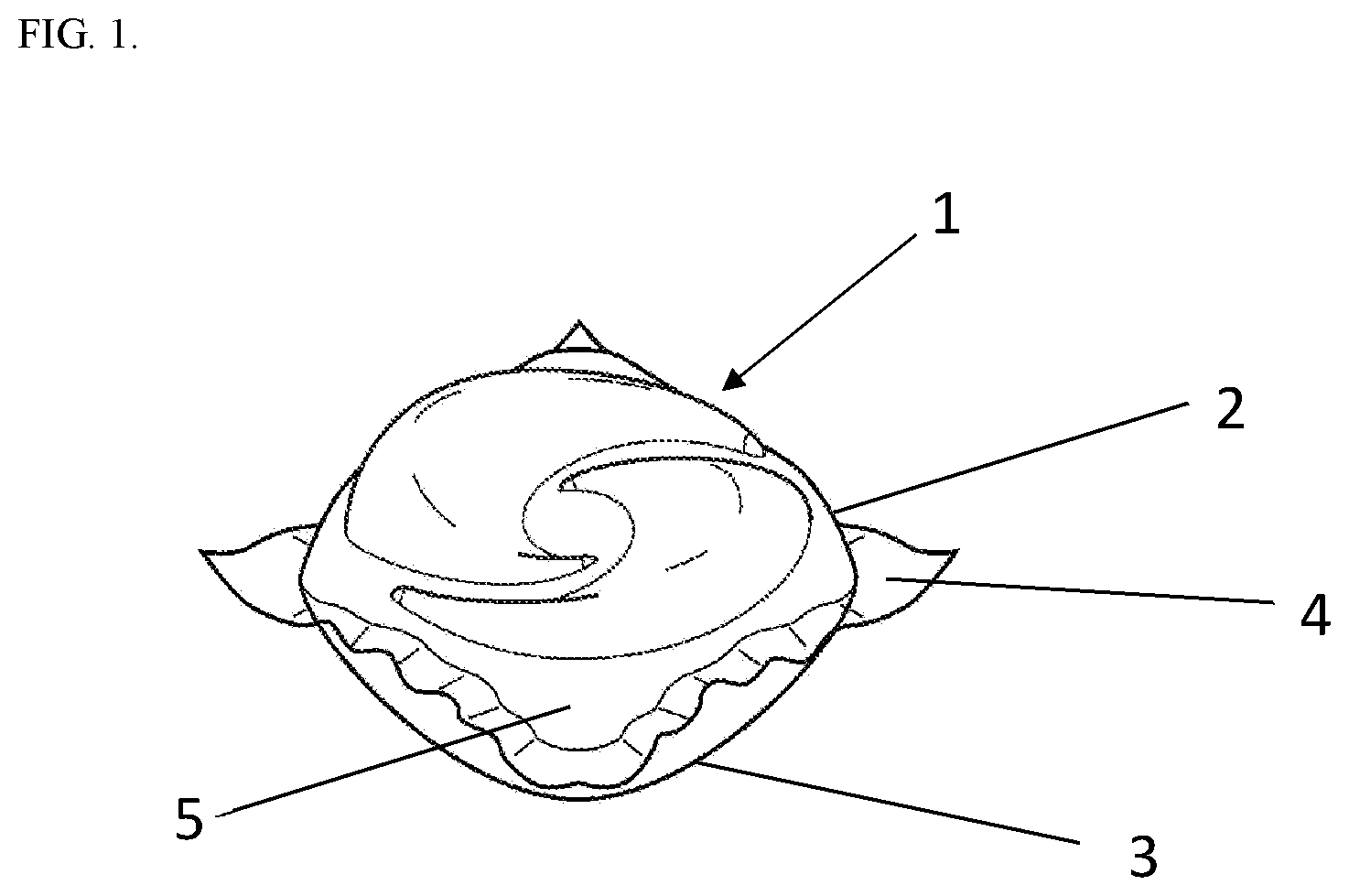 Patent US12365856 Figure 1 – Water-soluble unit dose article