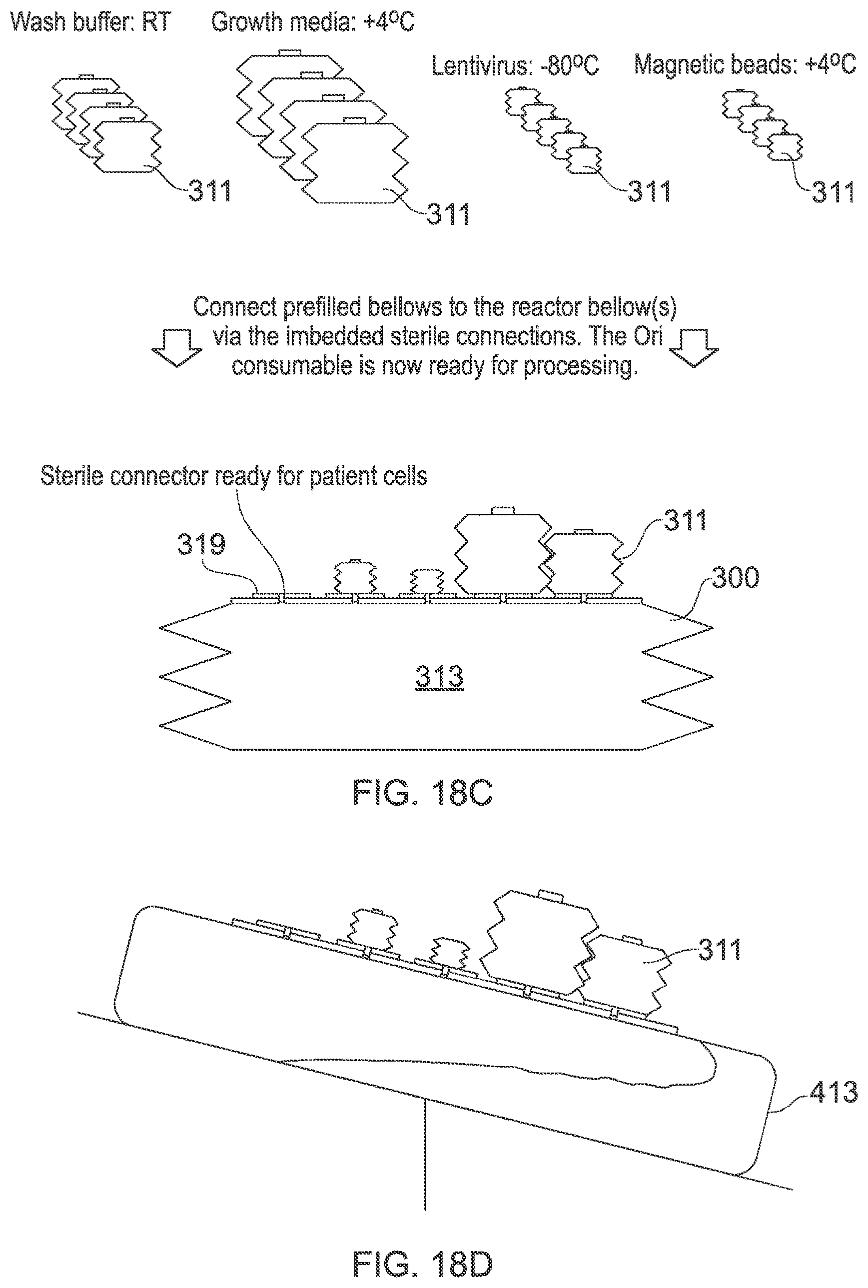 Patent US12365858 Figure 19 – Cell processing unit, cell processing system and methods of use thereof