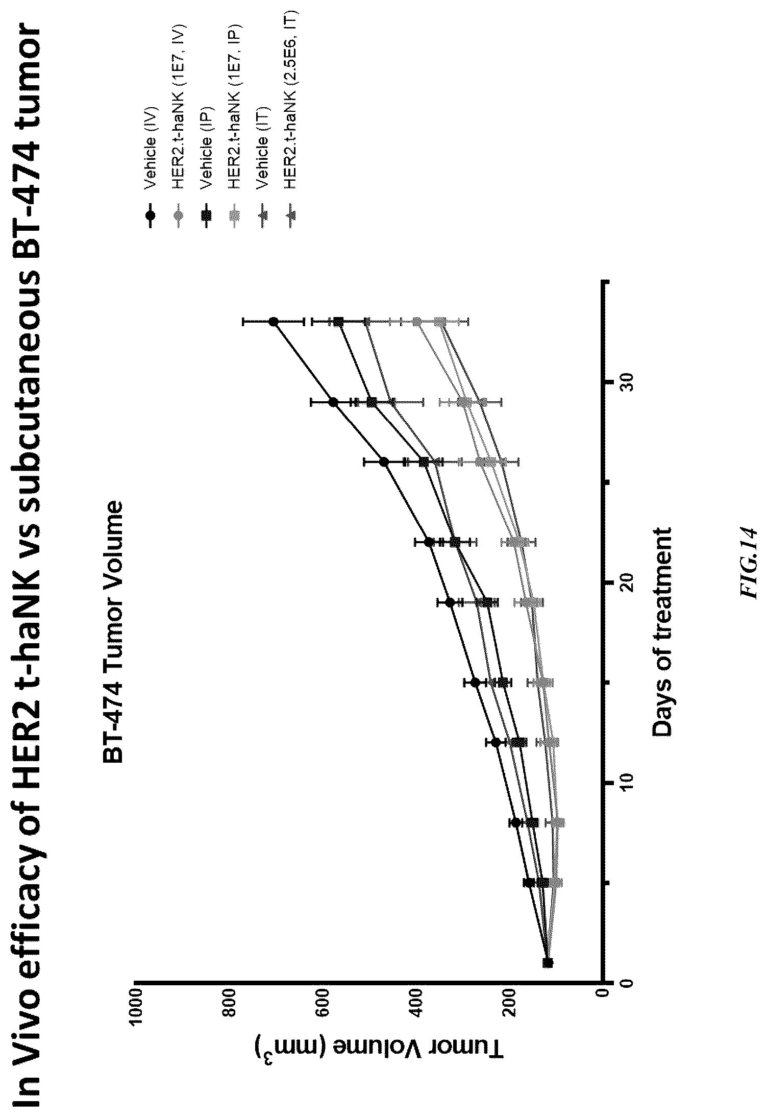 Patent US12365874 Figure 14 – Chimeric antigen receptor-modified NK-92 cells targeting EGFR super-family receptors