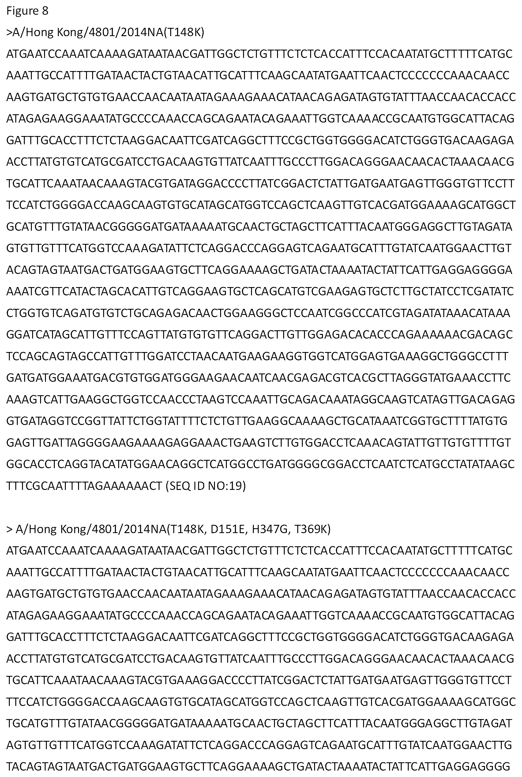 Patent US12365880 Figure 12 – Recombinant influenza viruses with stabilized NA