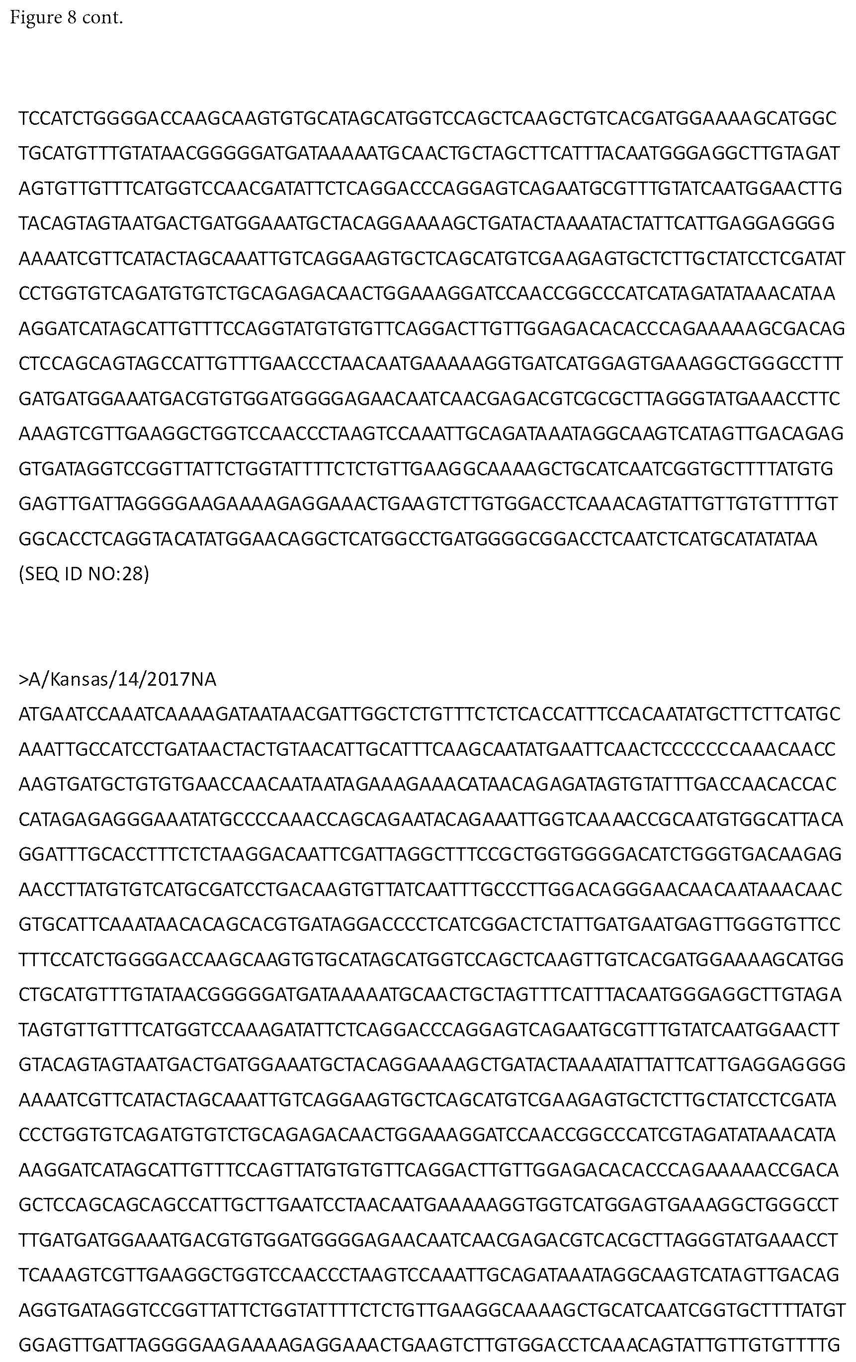 Patent US12365880 Figure 18 – Recombinant influenza viruses with stabilized NA