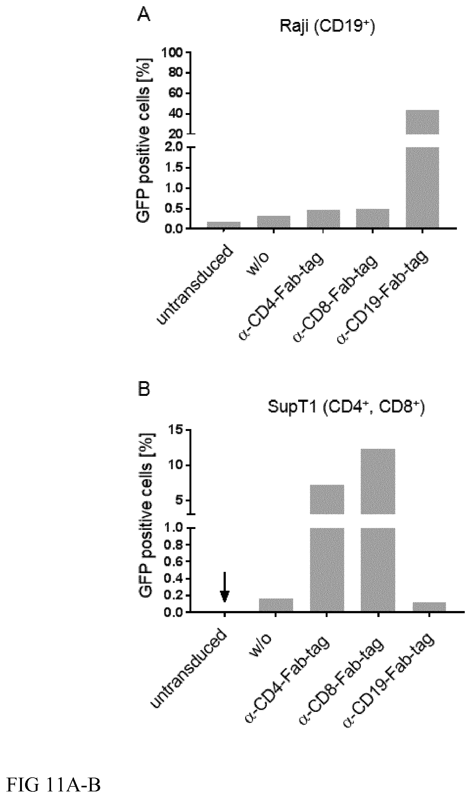 Patent US12365916 Figure 12 – Adapter-based retroviral vector system for the selective transduction of target cells