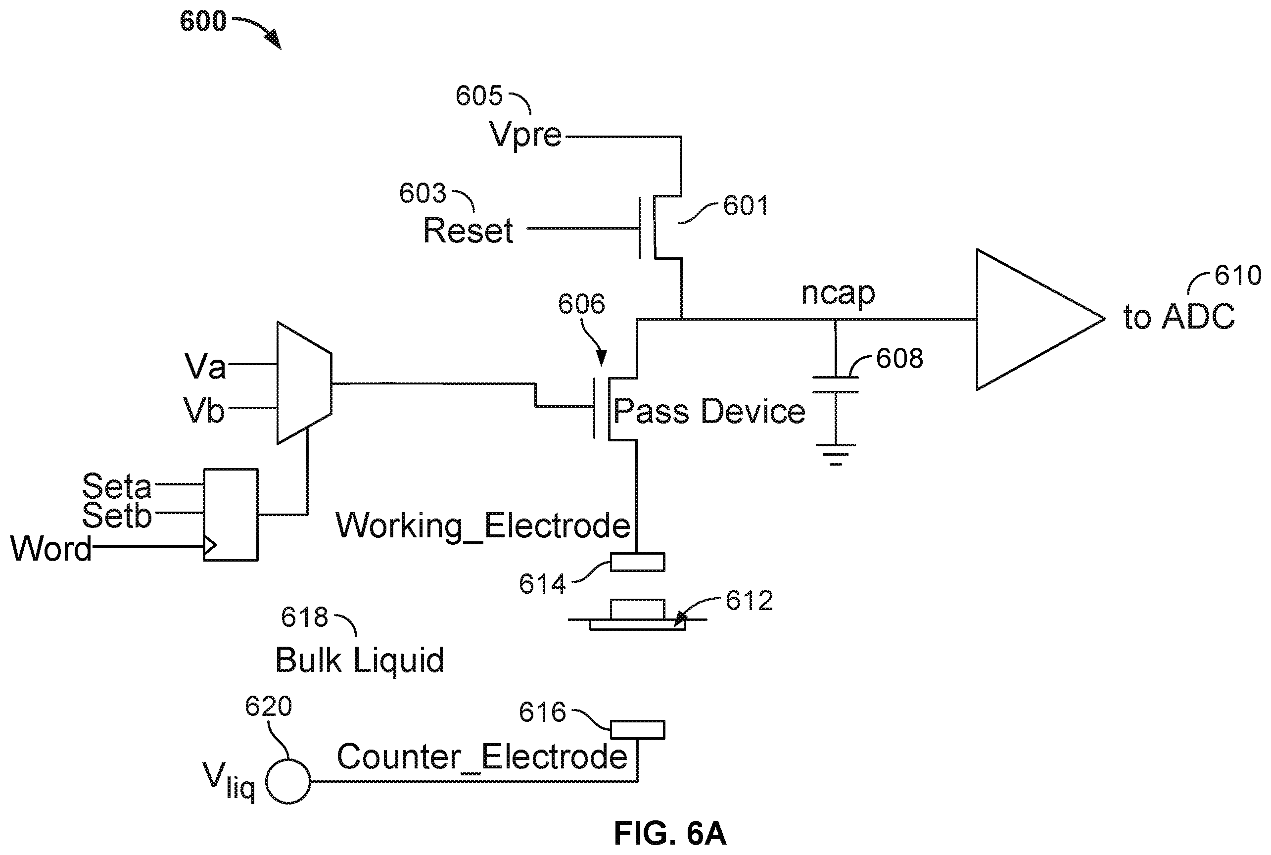 Patent US12365941 Figure 6 – Non-destructive bilayer monitoring using measurement of bilayer response to electrical stimulus