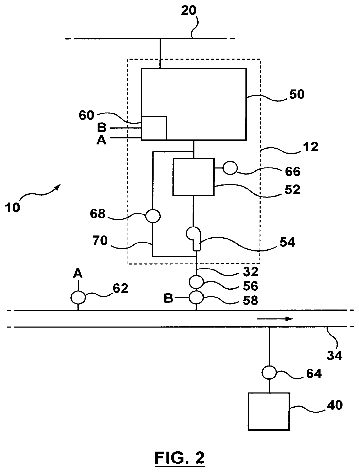 Patent US12365999 Figure 2 – Electrolyser and energy system