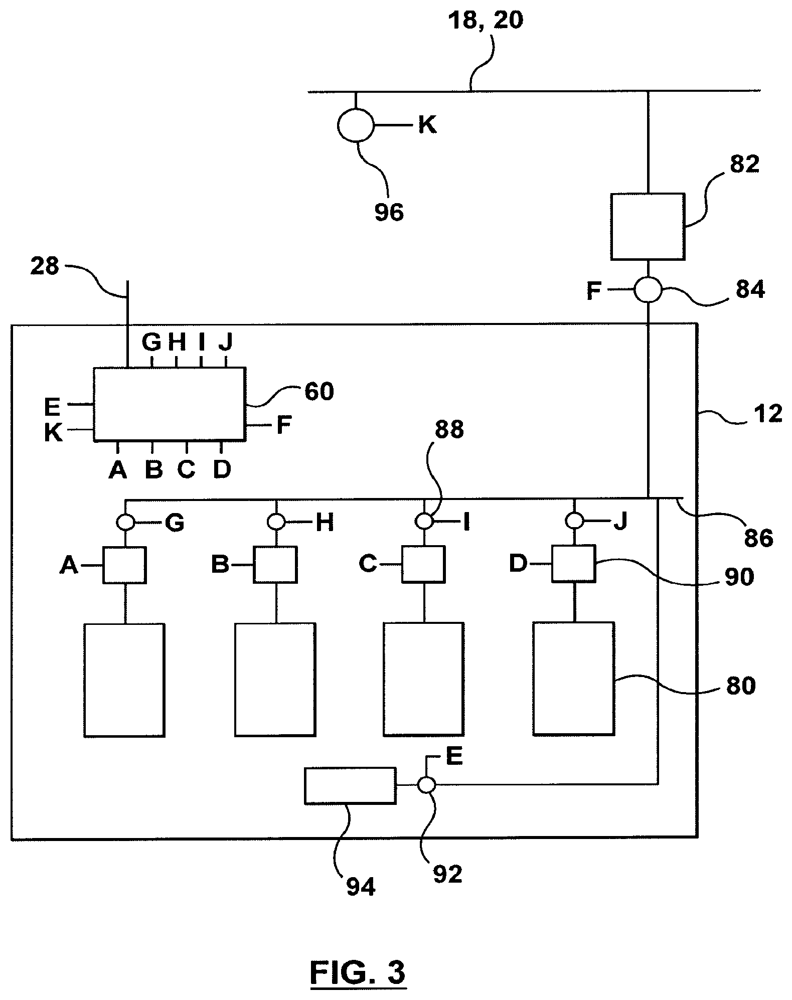Patent US12365999 Figure 3 – Electrolyser and energy system