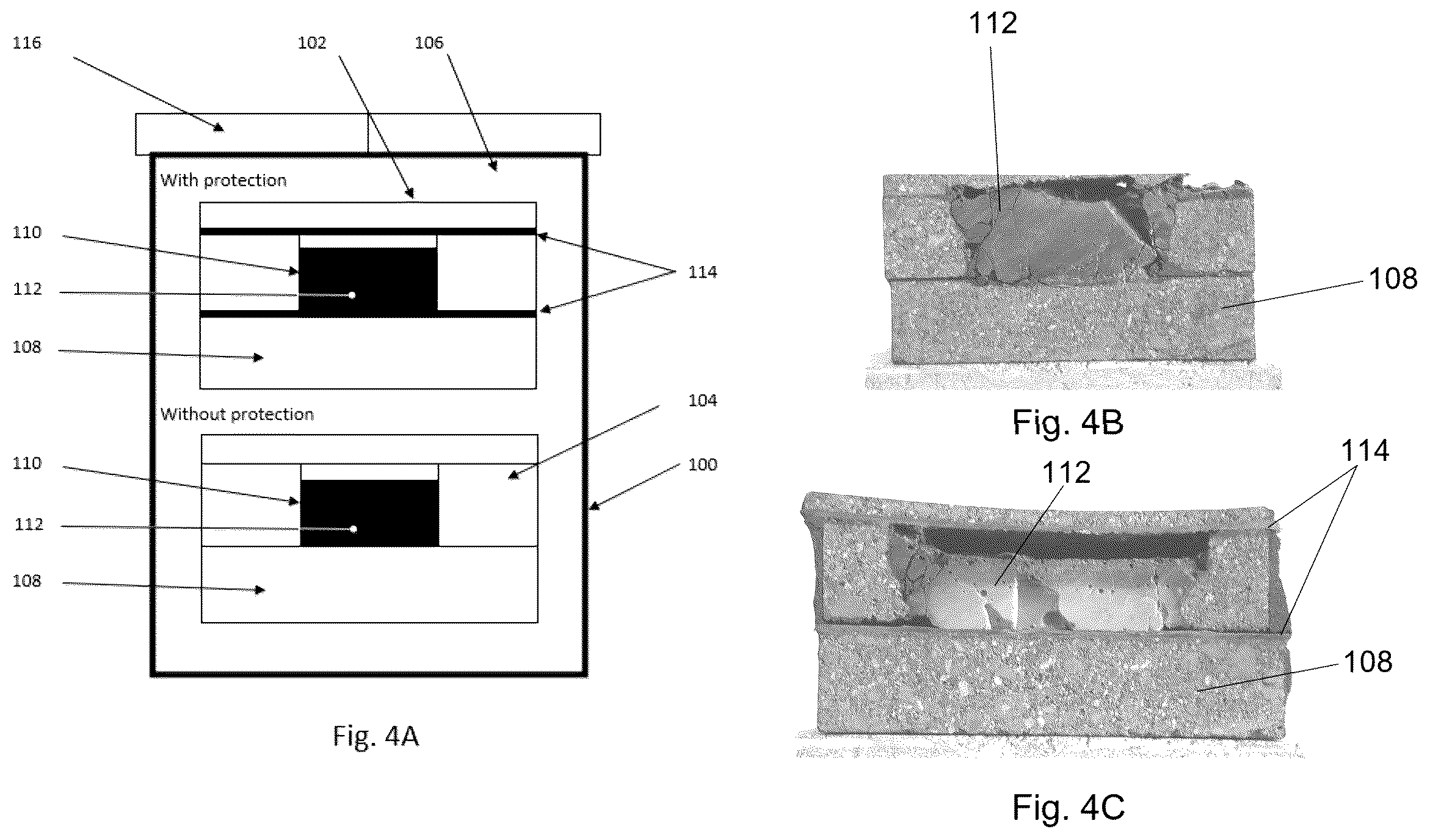 Patent US12366003 Figure 4 – Material components protection against the corrosive action cryolite melts in aluminium reduction cells