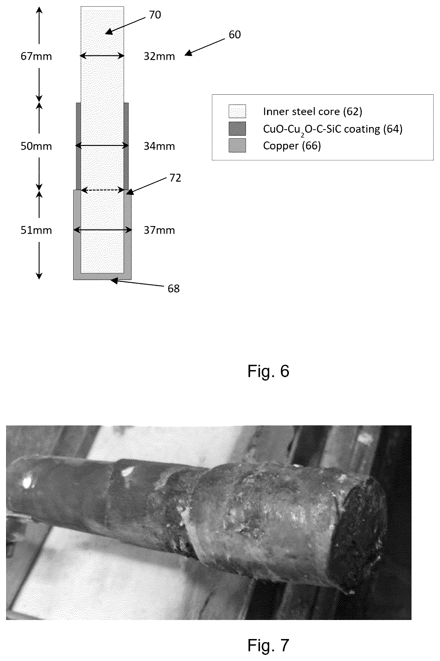 Patent US12366003 Figure 6 – Material components protection against the corrosive action cryolite melts in aluminium reduction cells