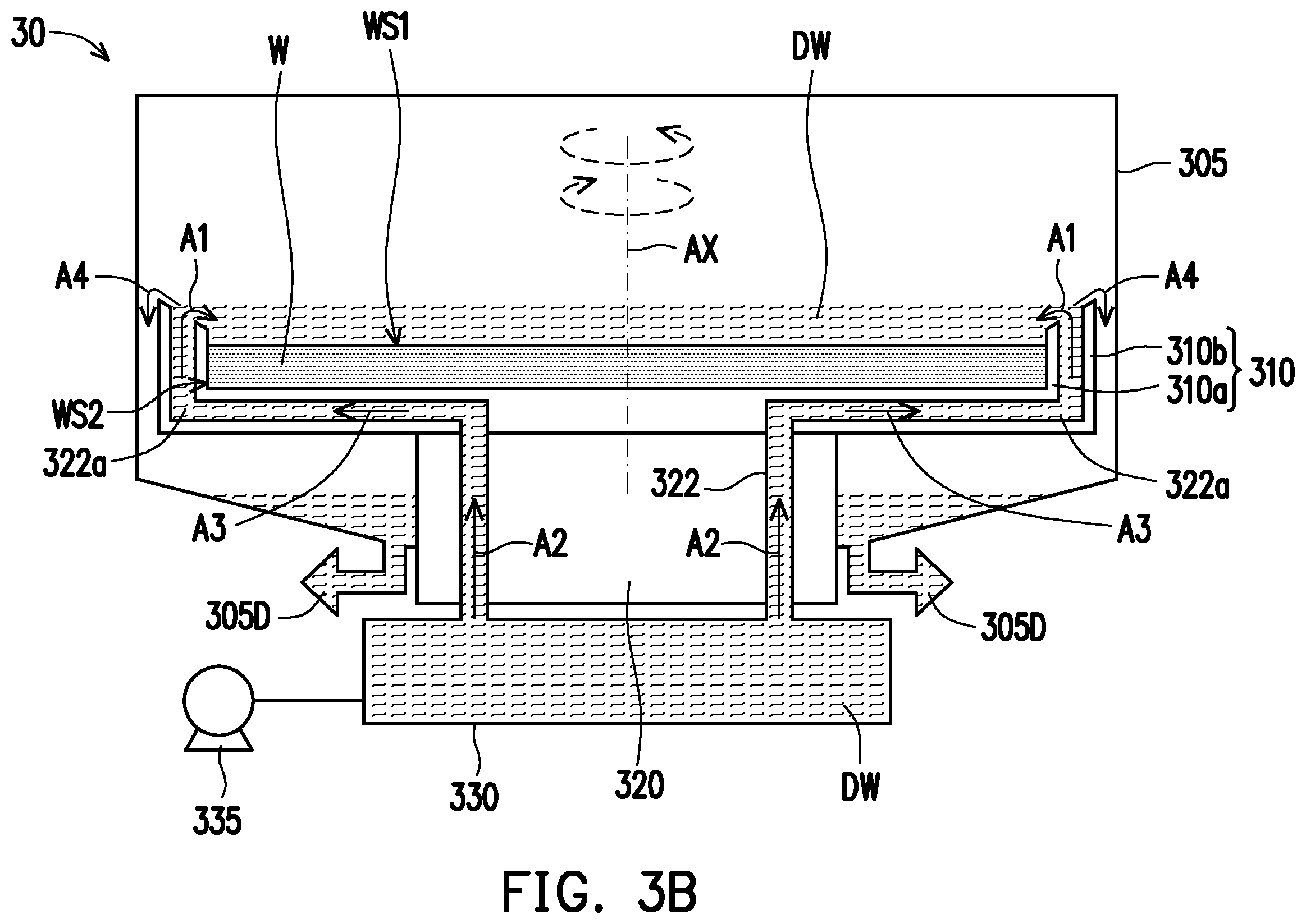 Patent US12366004 Figure 5 – Apparatus and method for wafer pre-wetting