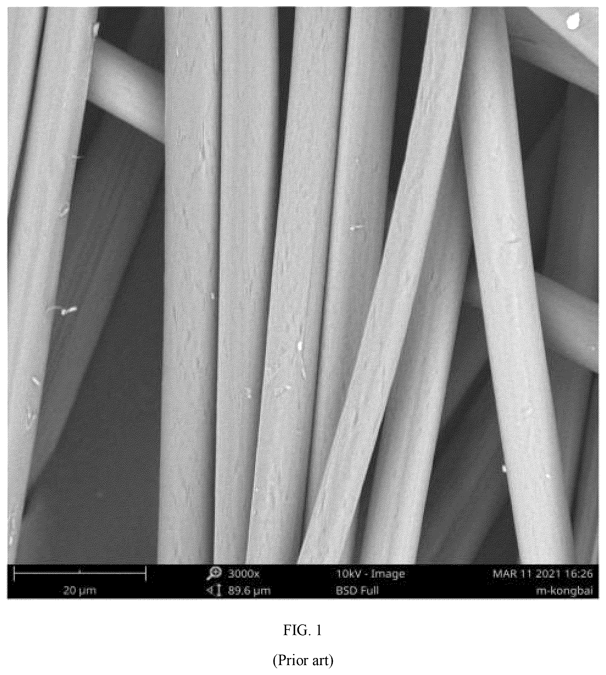 Patent US12366012 Figure 1 – Alginate fiber and preparation method thereof