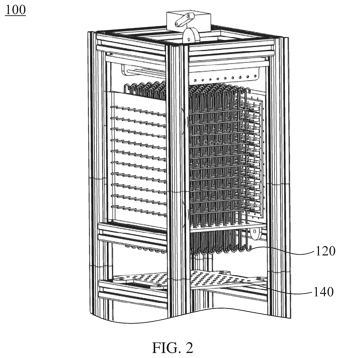 Patent US12366016 Figure 2 – Systems, devices and method for three-dimensional surface weaving