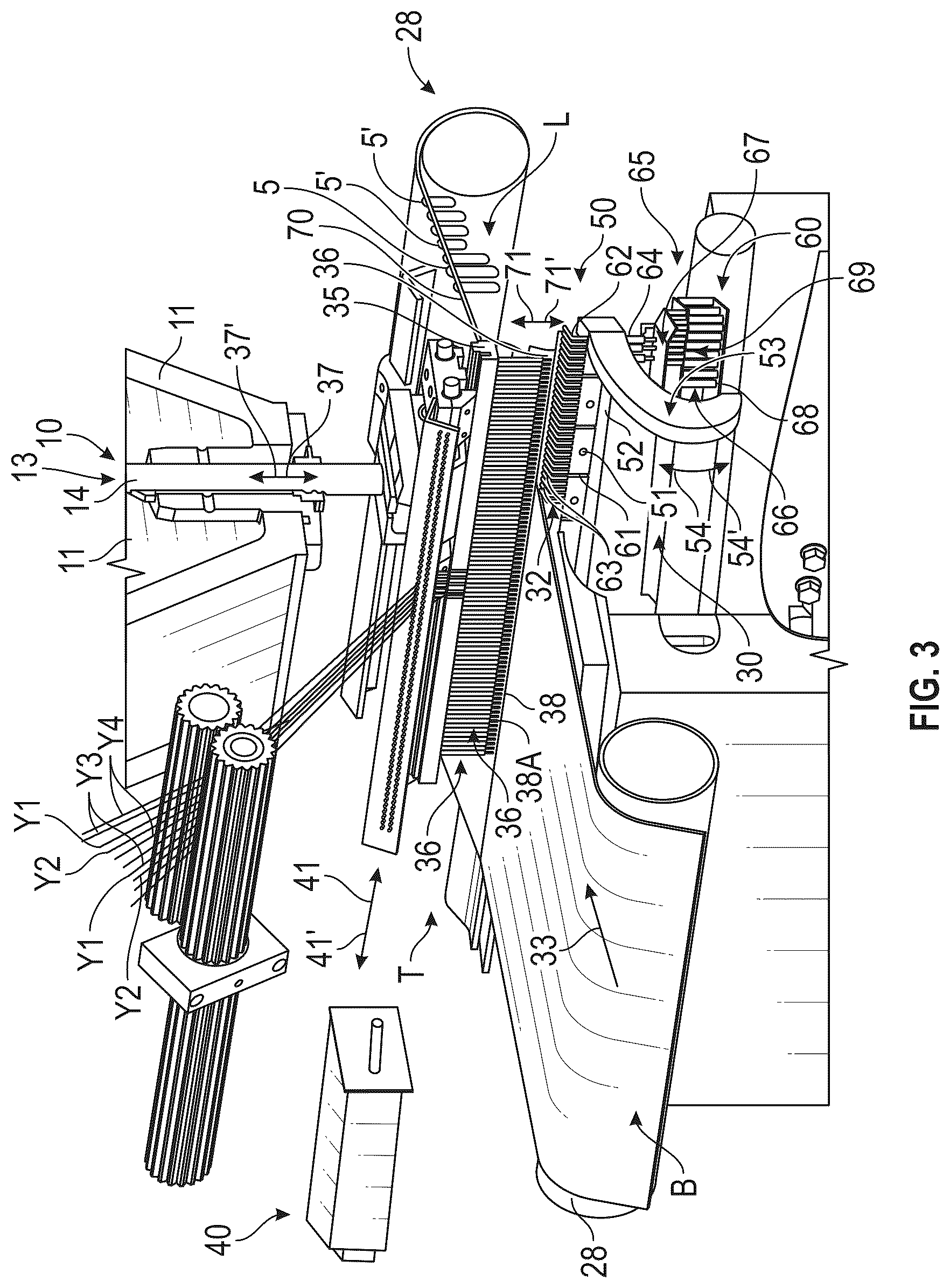 Patent US12366021 Figure 3 – Tufting machine and method of tufting