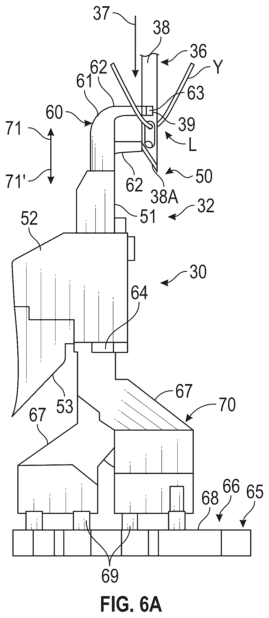 Patent US12366021 Figure 6 – Tufting machine and method of tufting