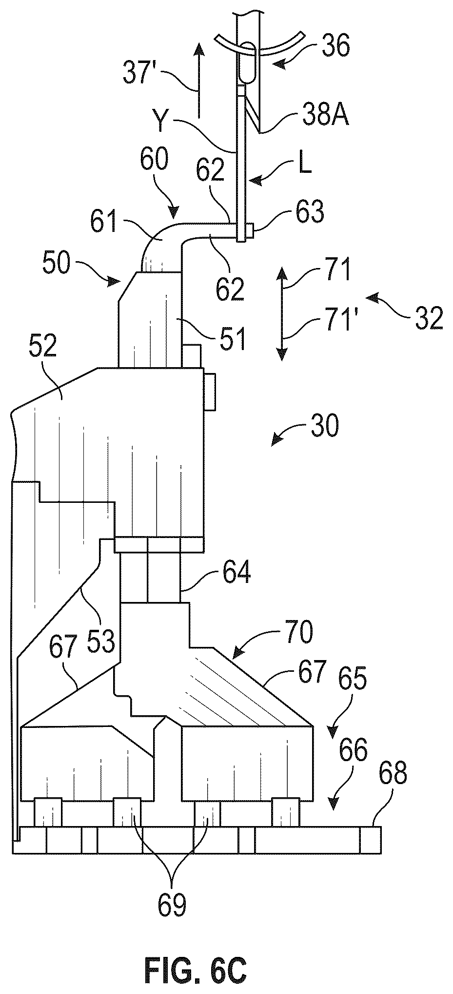 Patent US12366021 Figure 8 – Tufting machine and method of tufting