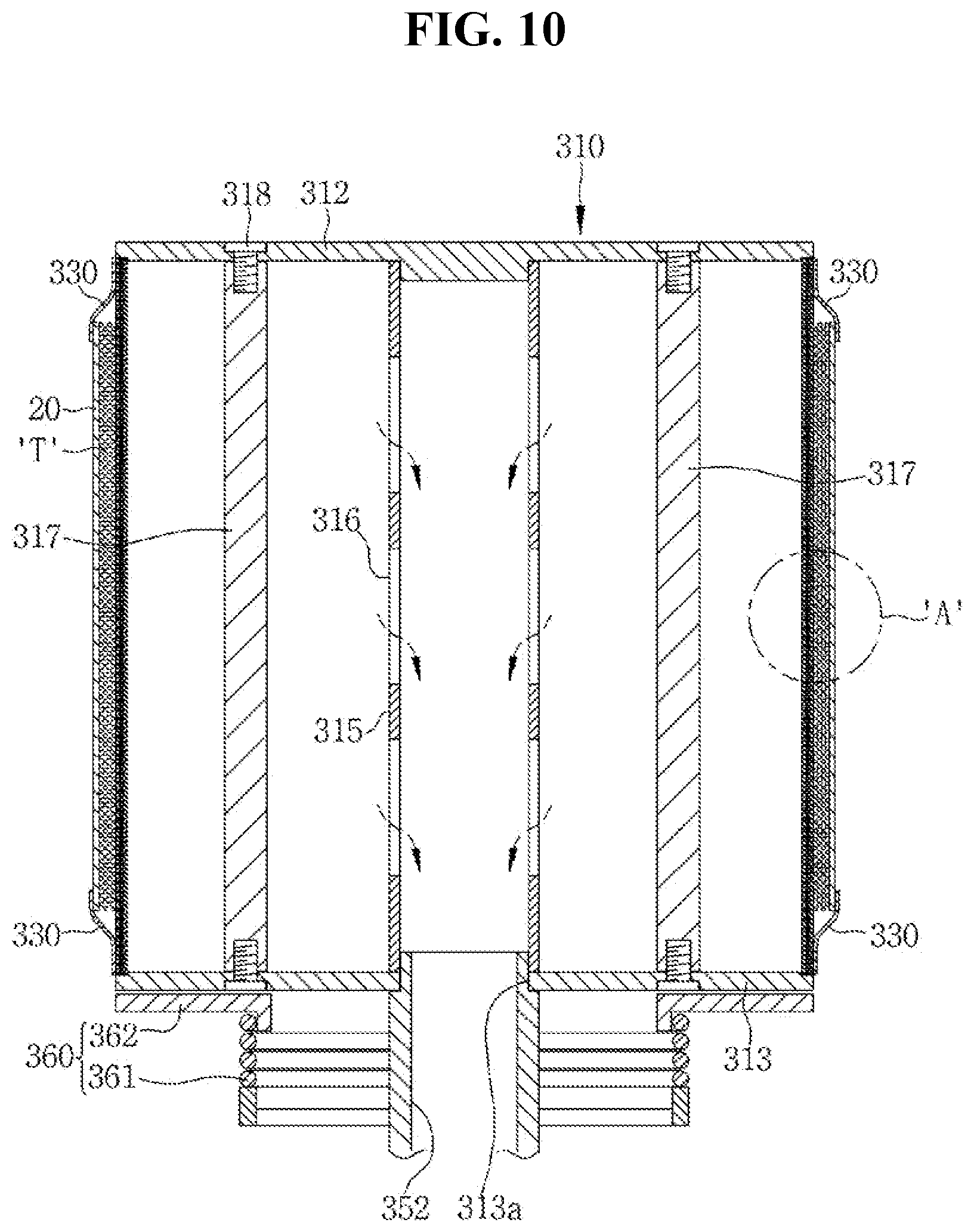 Patent US12366023 Figure 8 – Anhydrous dyeing system for yarn