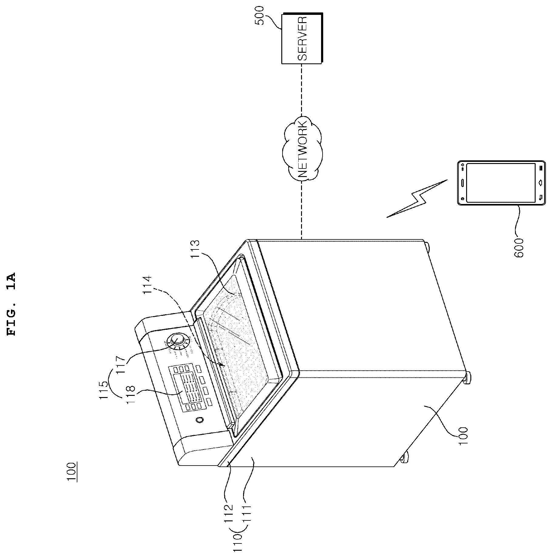 Patent US12366024 — Laundry treatment machine and laundry treatment system including the same — Figure 1