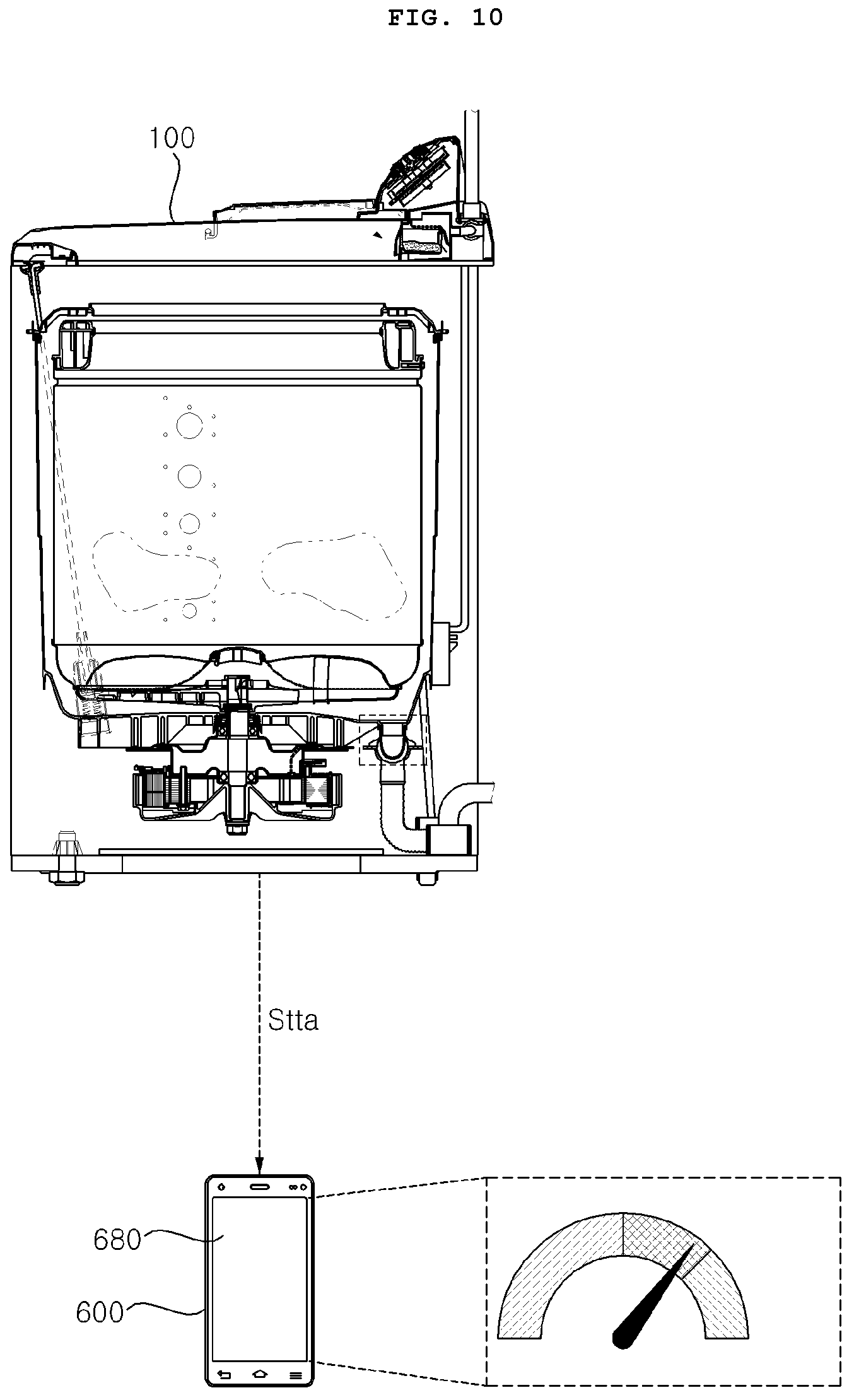 Patent US12366024 Figure 11 – Laundry treatment machine and laundry treatment system including the same