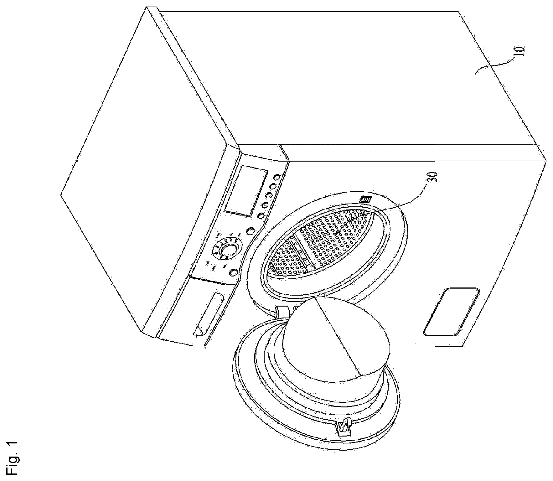 Patent US12366025 Figure 1 – Laundry treating apparatus