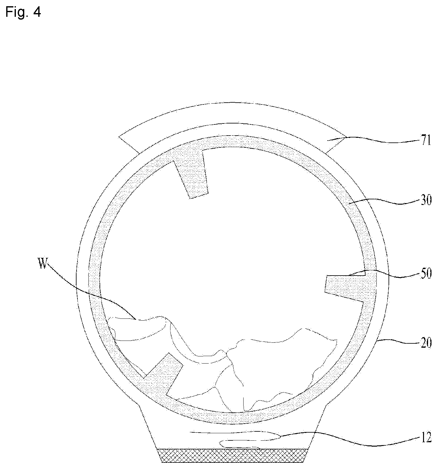 Patent US12366025 Figure 4 – Laundry treating apparatus