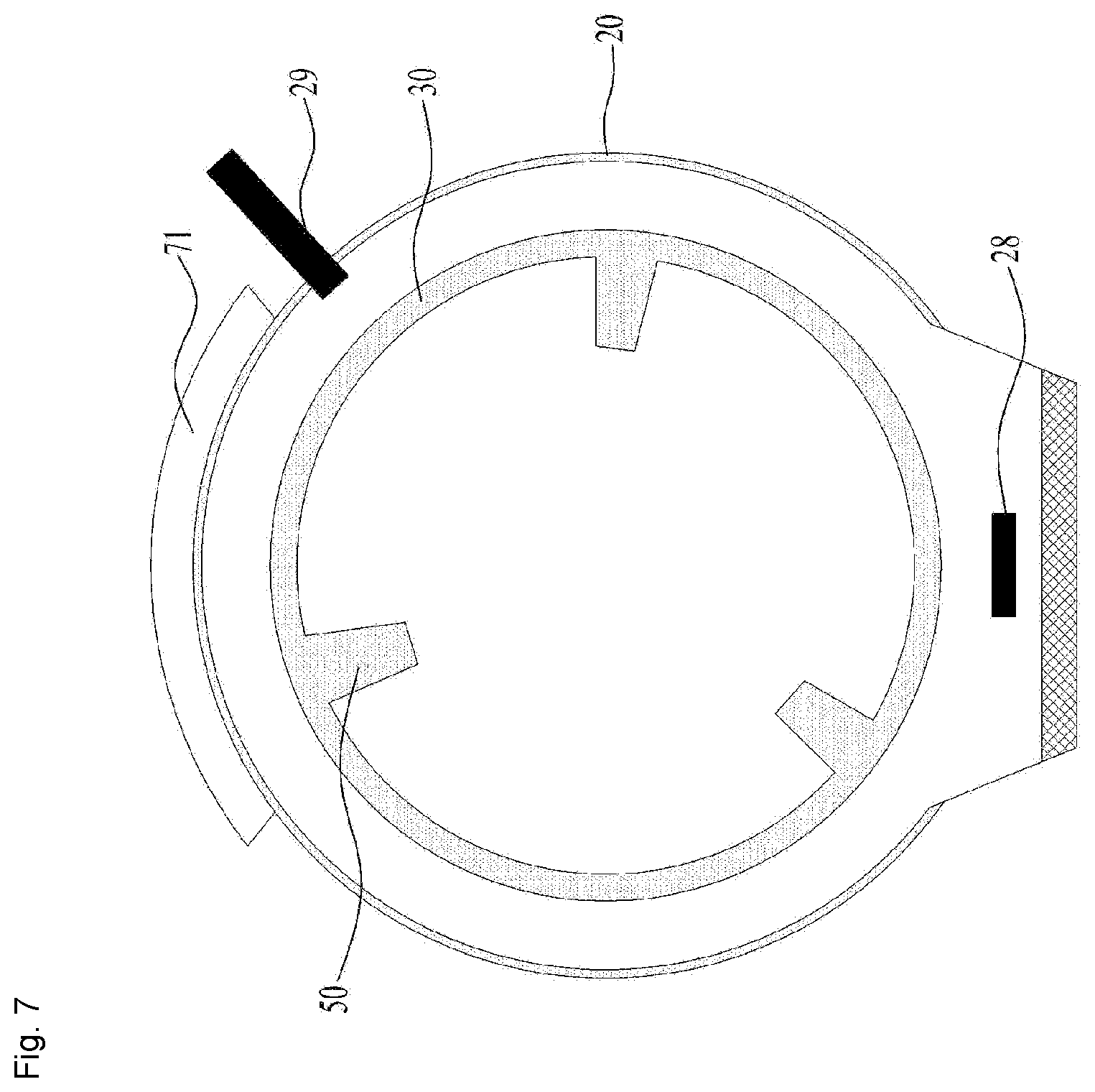 Patent US12366025 Figure 7 – Laundry treating apparatus