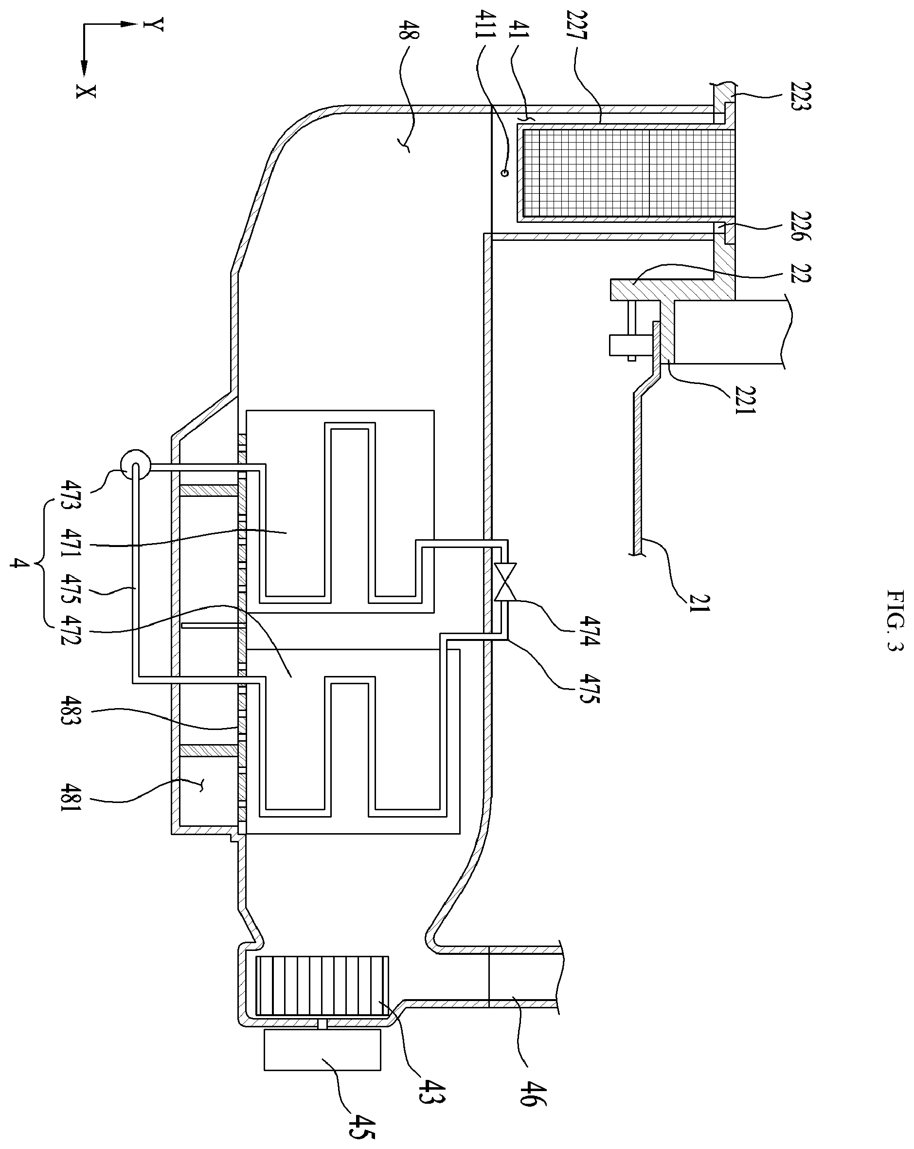 Patent US12366026 Figure 3 – Laundry treating apparatus and control method for the same