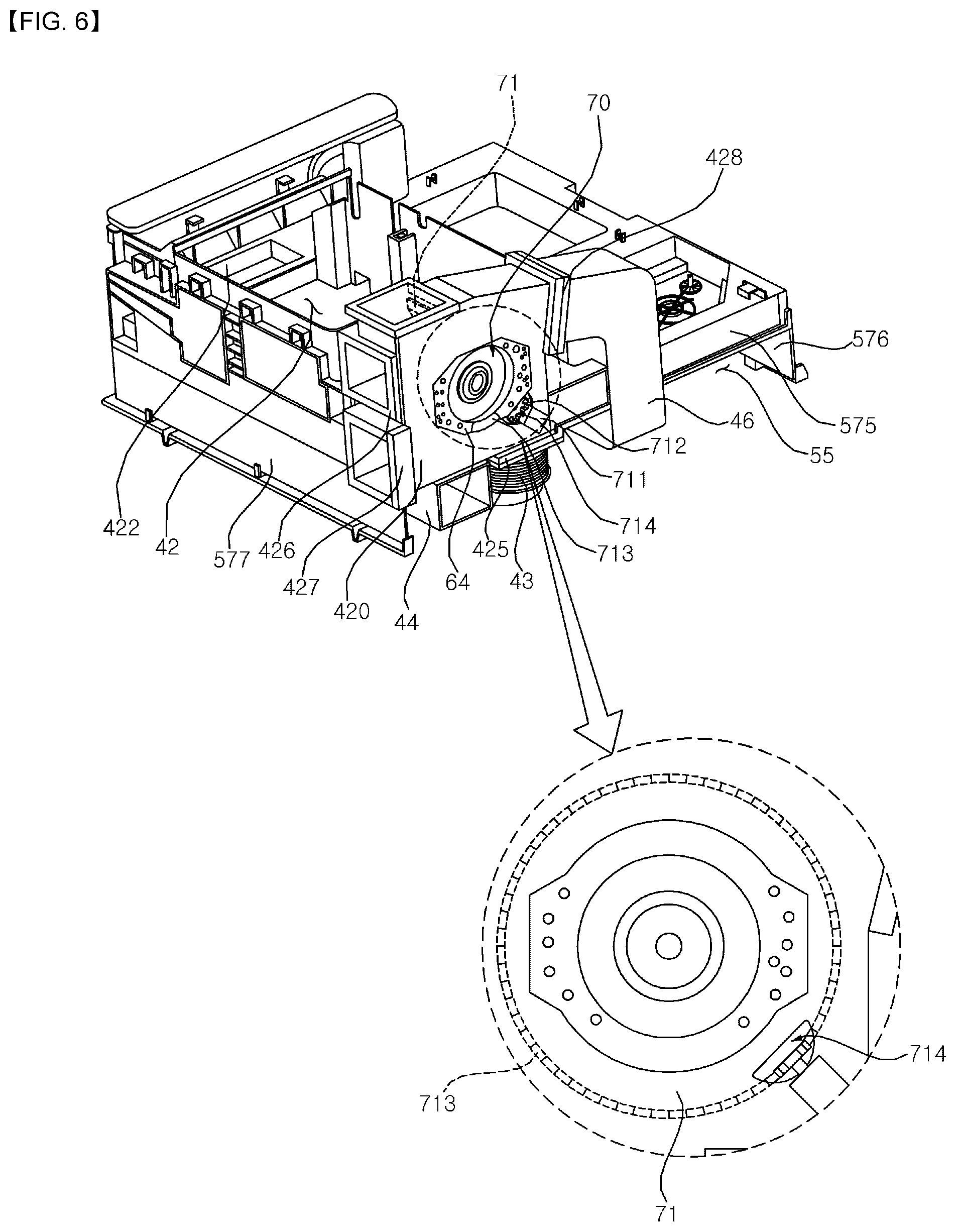 Patent US12366031 Figure 6 – Laundry treating apparatus
