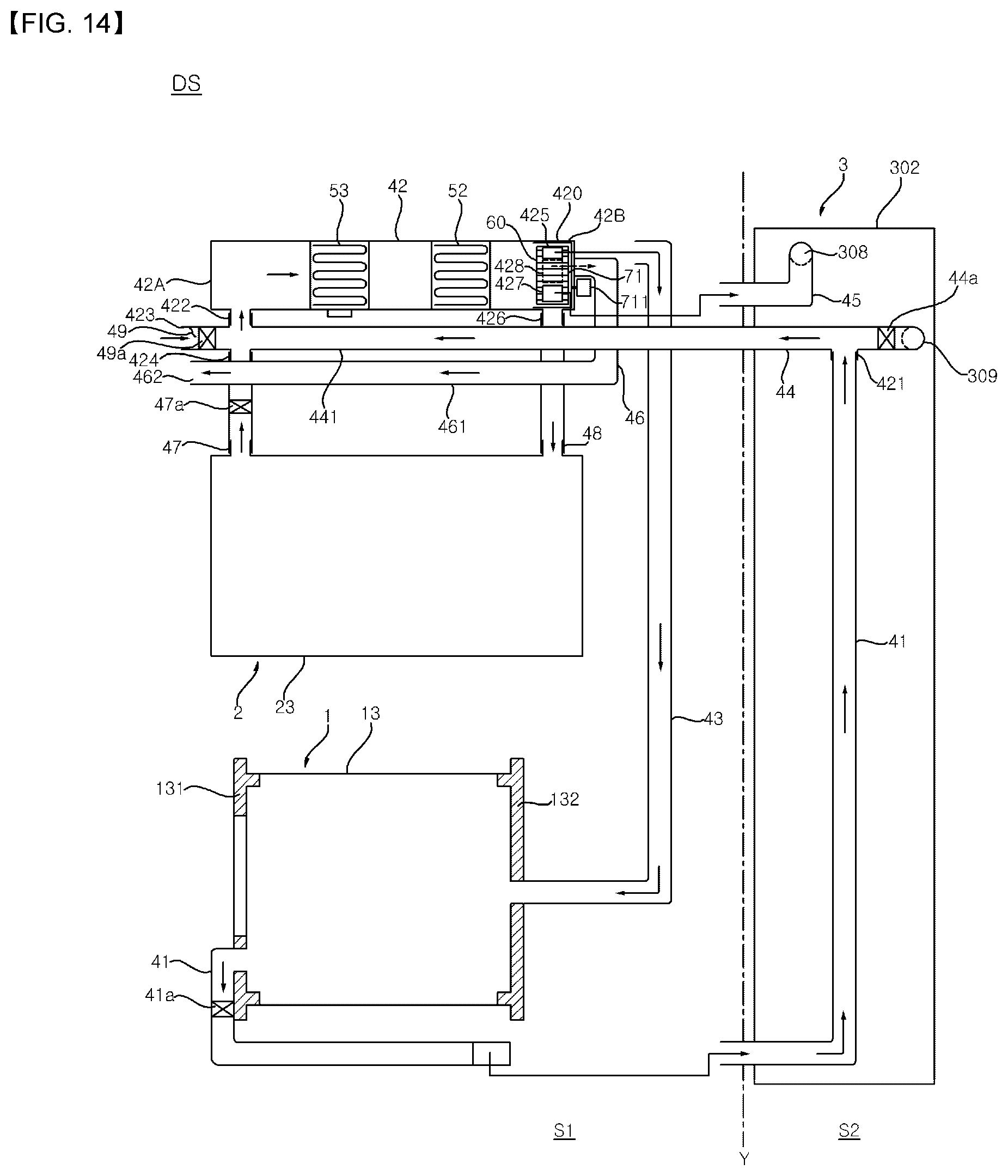 Patent US12366031 Figure 14 – Laundry treating apparatus